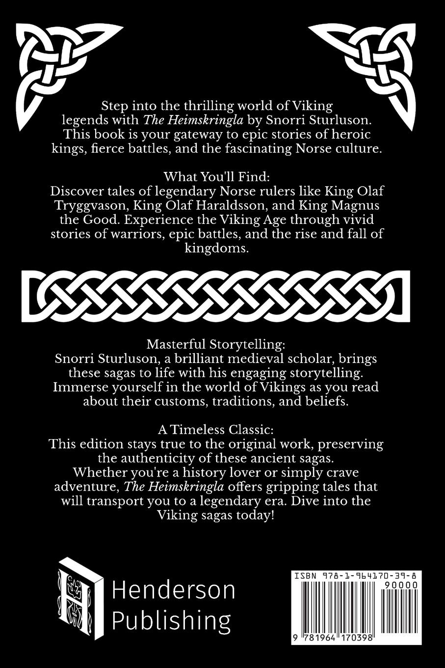Rückseitencover The Heimskringla