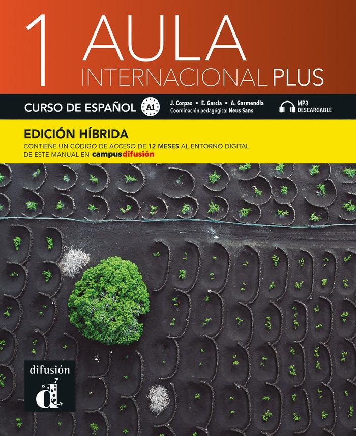 Vorderes Coverbild Aula internacional Plus 1 - Edicion hibrida - Libro del alumno A1 + MP3