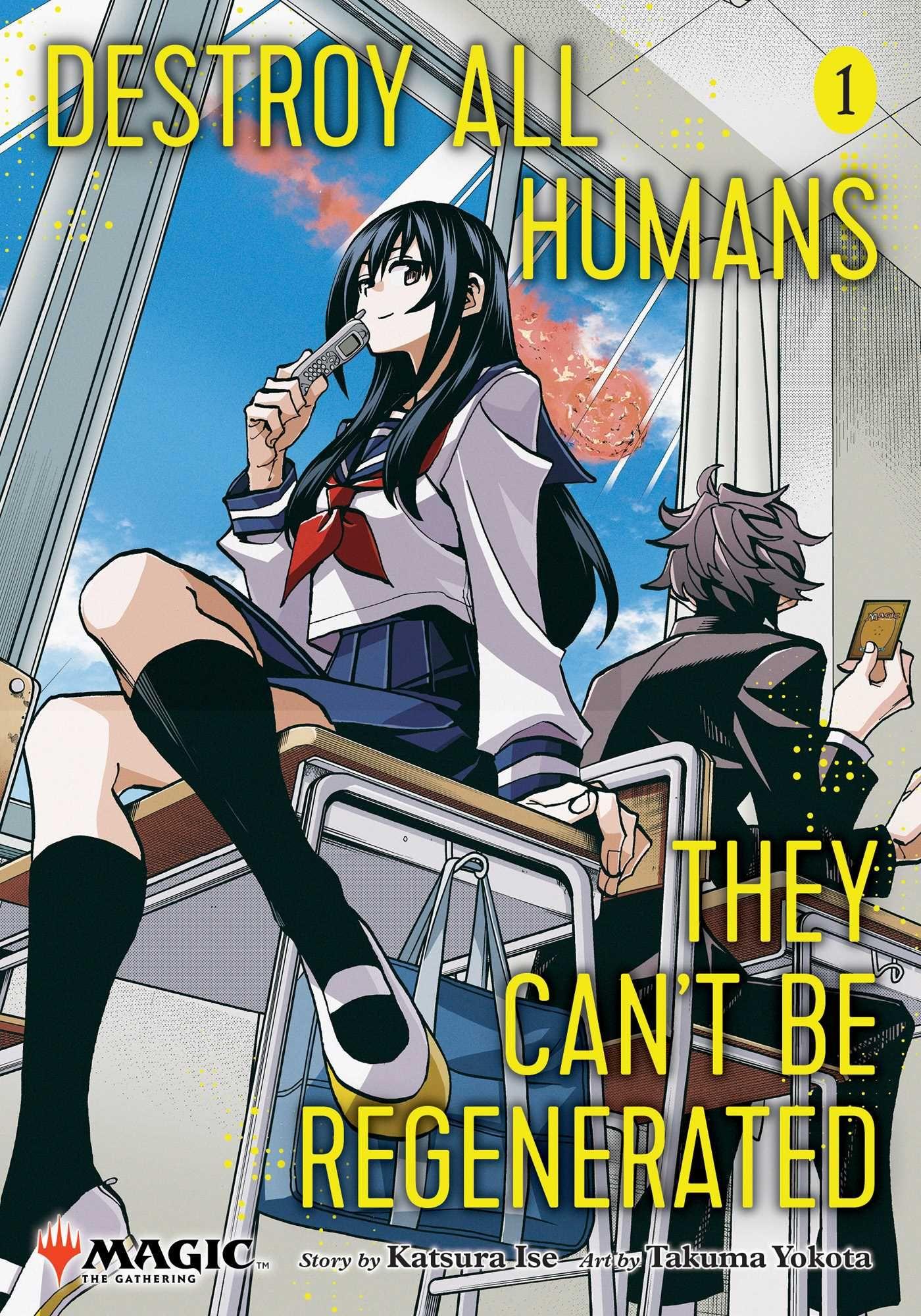 Vorderes Coverbild Destroy All Humans. They Can't Be Regenerated. A Magic: The Gathering Manga, Vol. 1. Limited Edition Magic