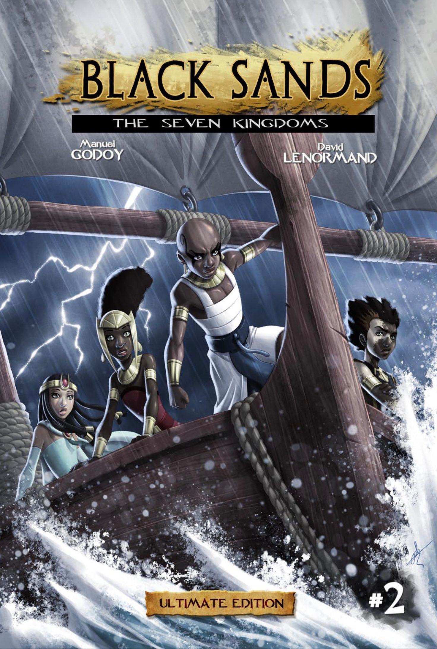 Vorderes Coverbild Black Sands, the Seven Kingdoms vol 2