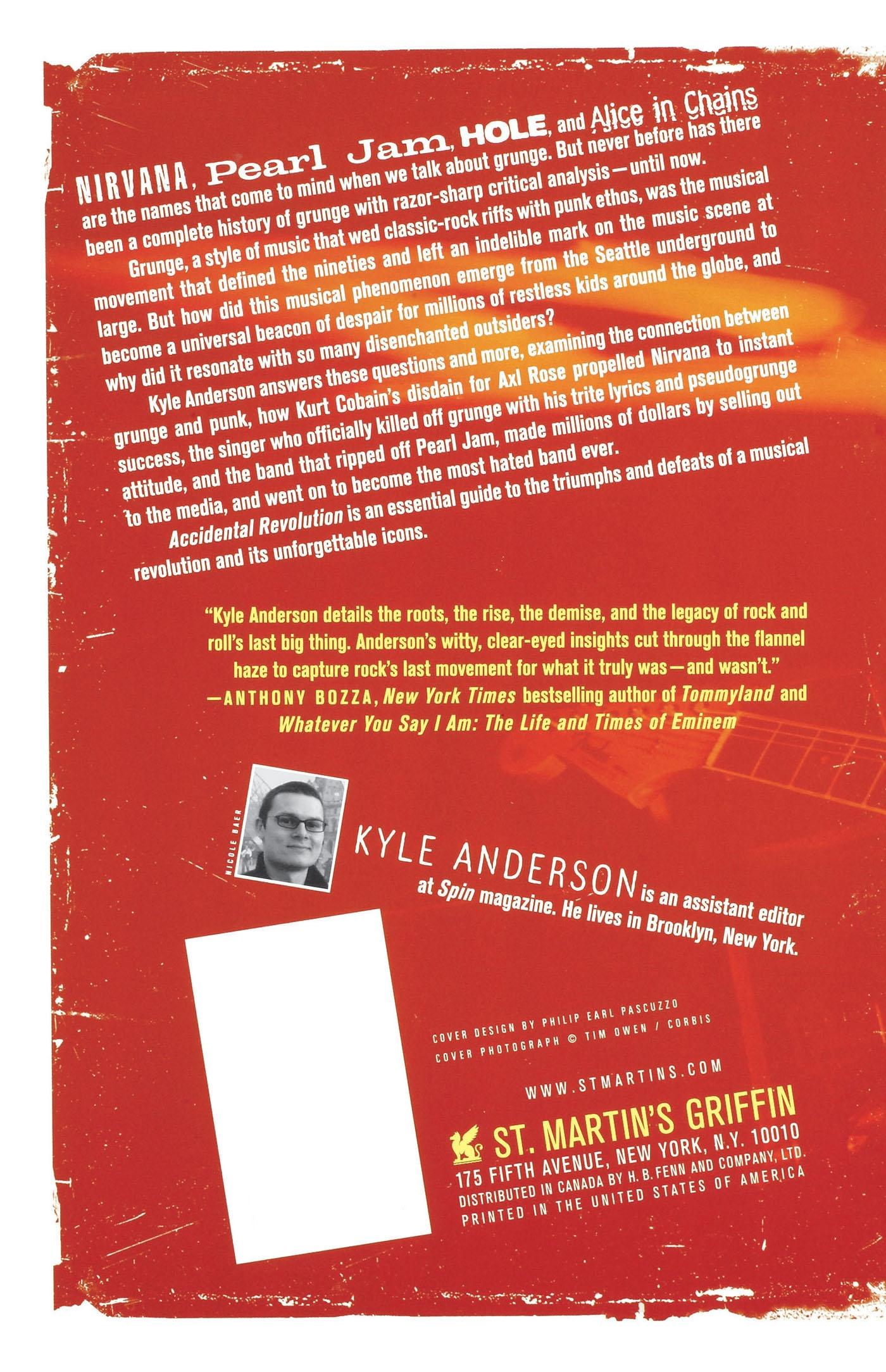 Rückseitencover Accidental Revolution