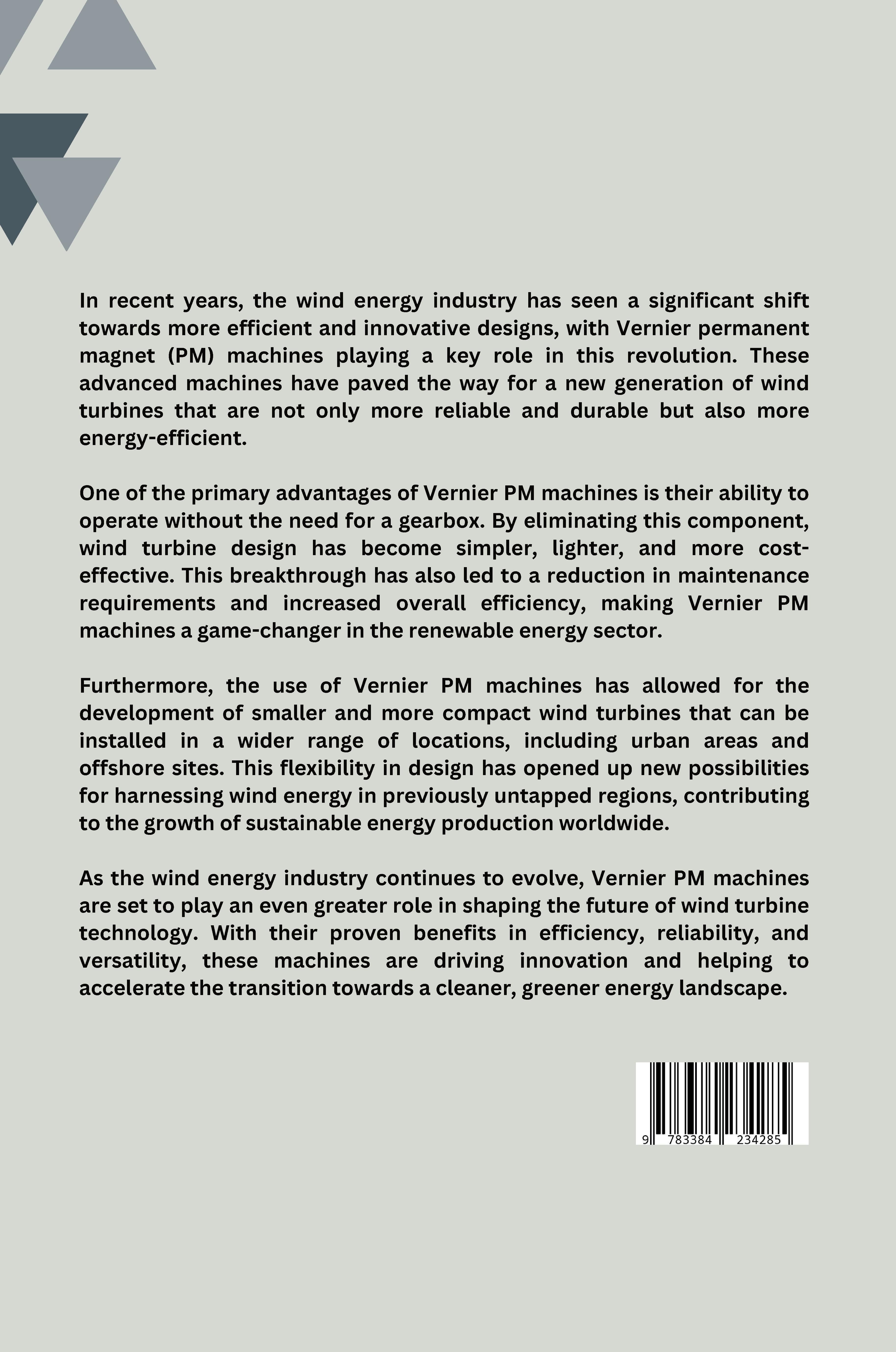 Rückseitencover Vernier PM Machine: Future of Wind Power