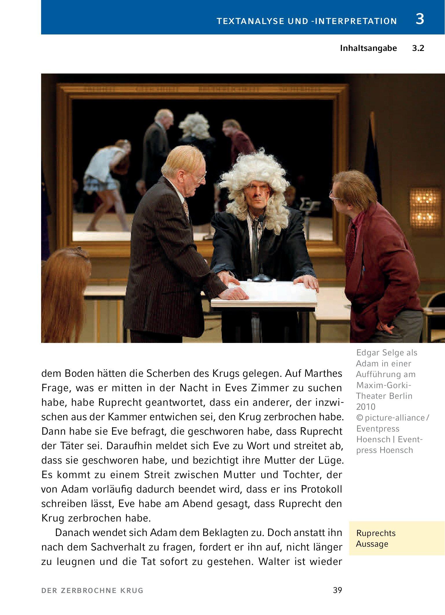 Beispielinhalt (Bild) Abitur Niedersachsen 2026 EA Deutsch - Abi-Paket