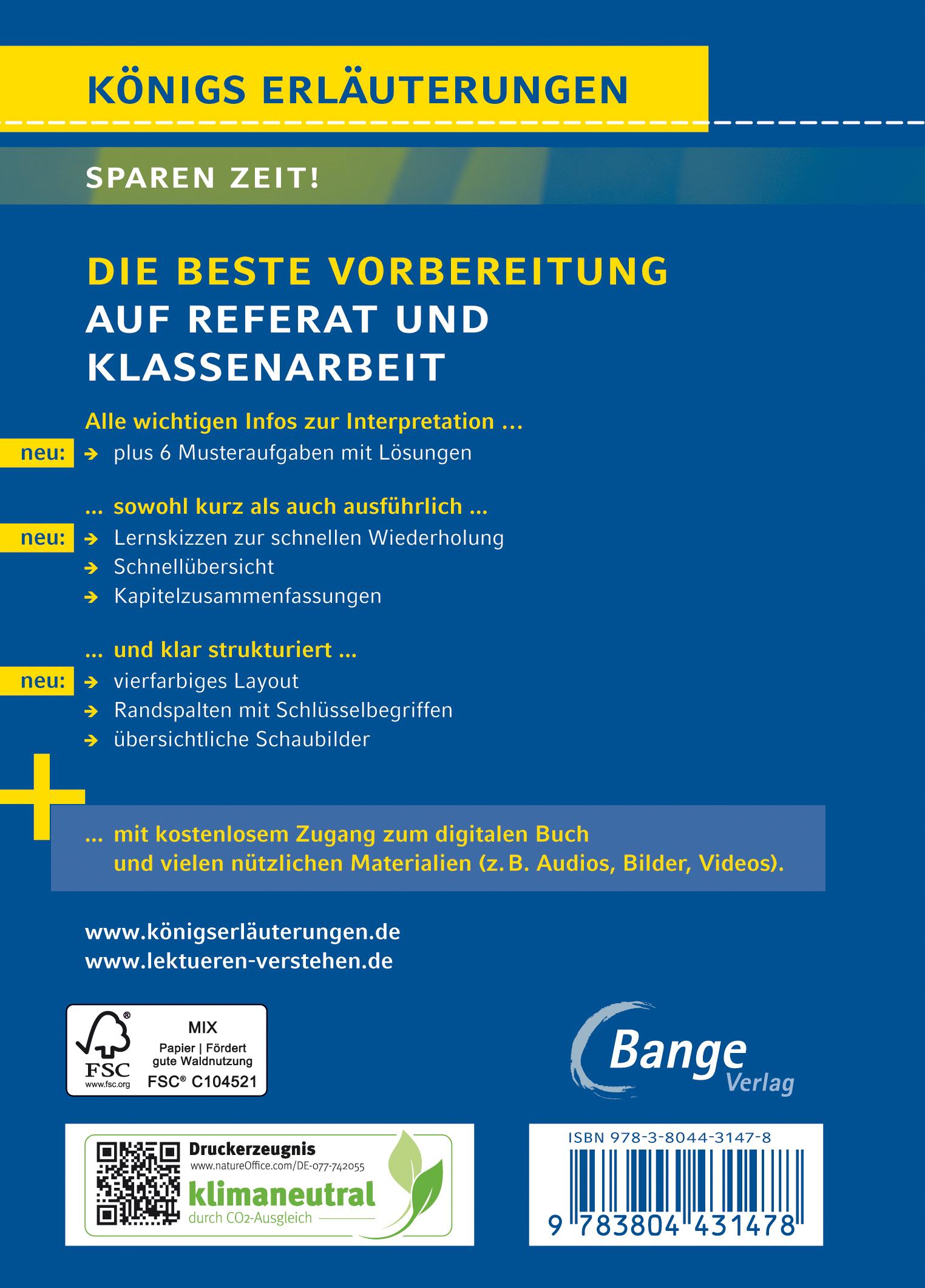 Rückseitencover Löcher - Textanalyse und Interpretation