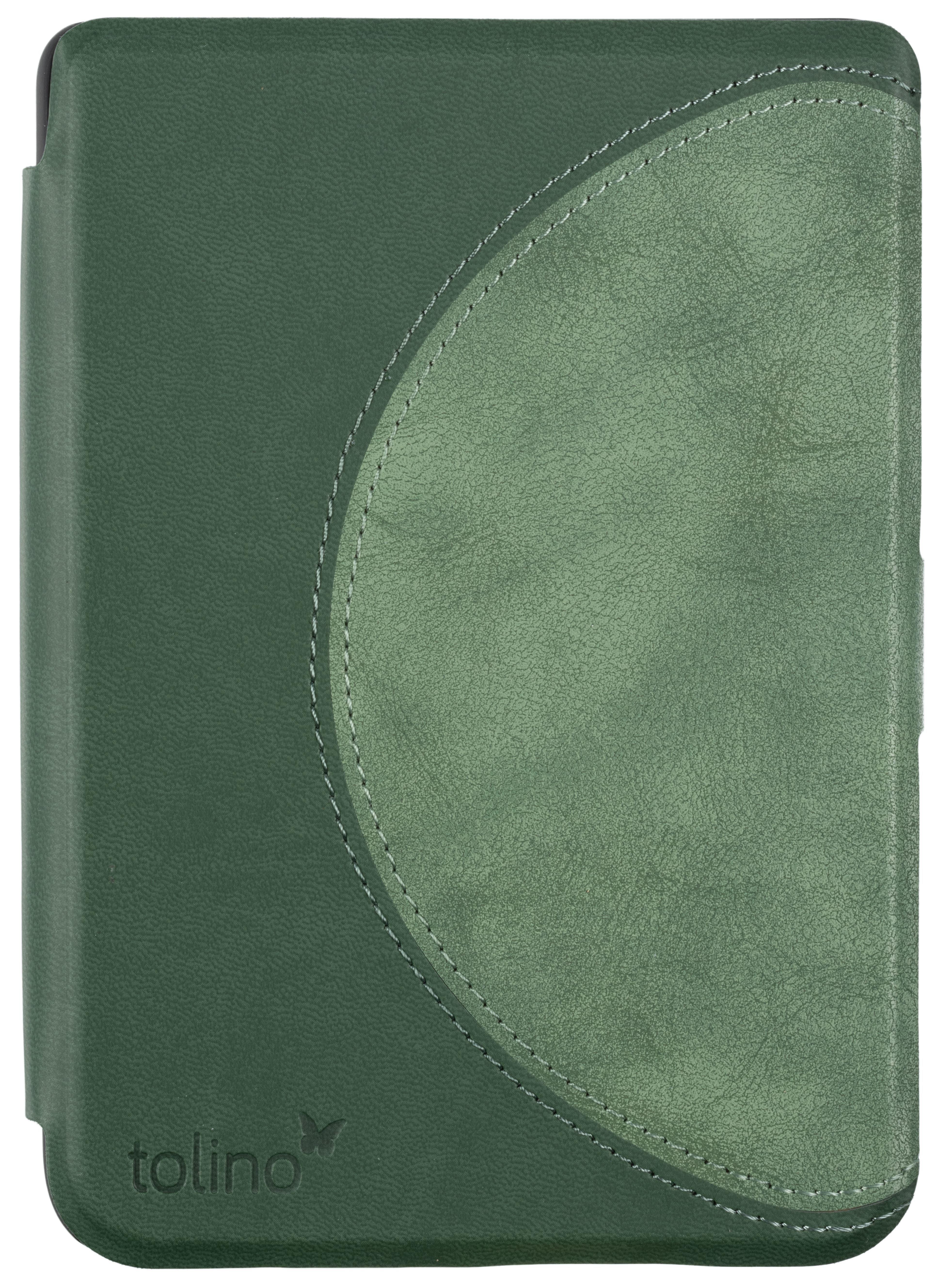 Vorderes Coverbild tolino shine / shine color - Tasche Slim - Green Semicircle
