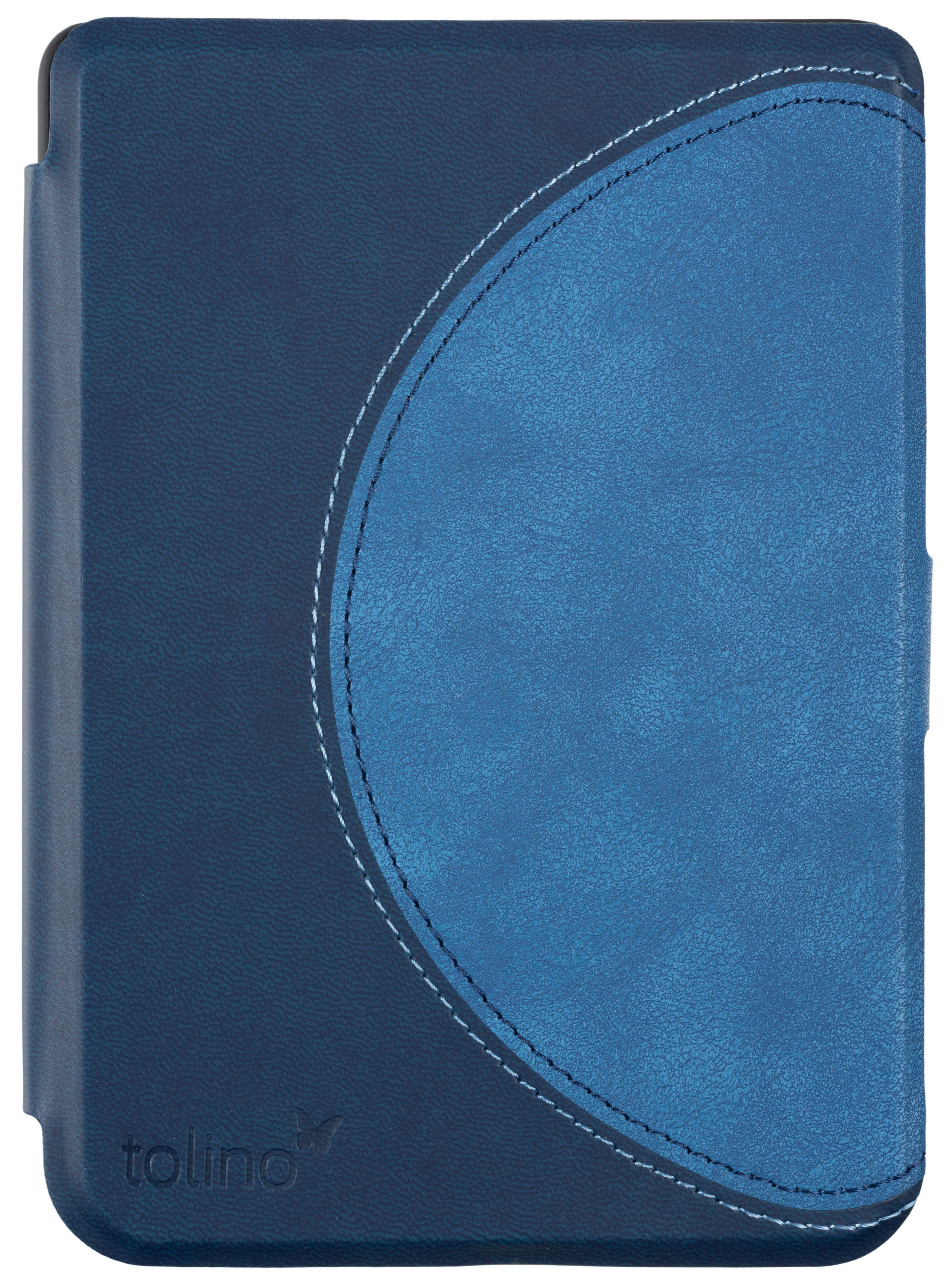 Vorderes Coverbild tolino shine / shine color - Tasche Slim - Blue Semicircle