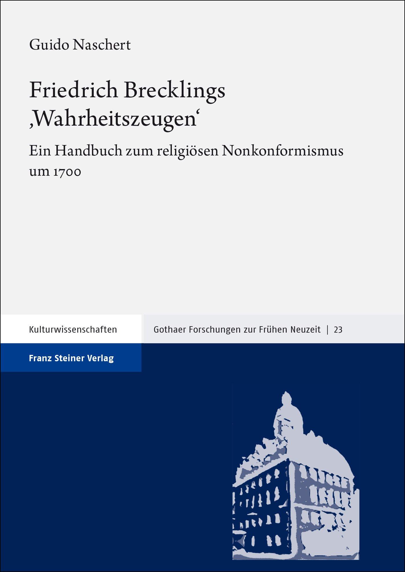 Vorderes Coverbild Friedrich Brecklings ,Wahrheitszeugen'