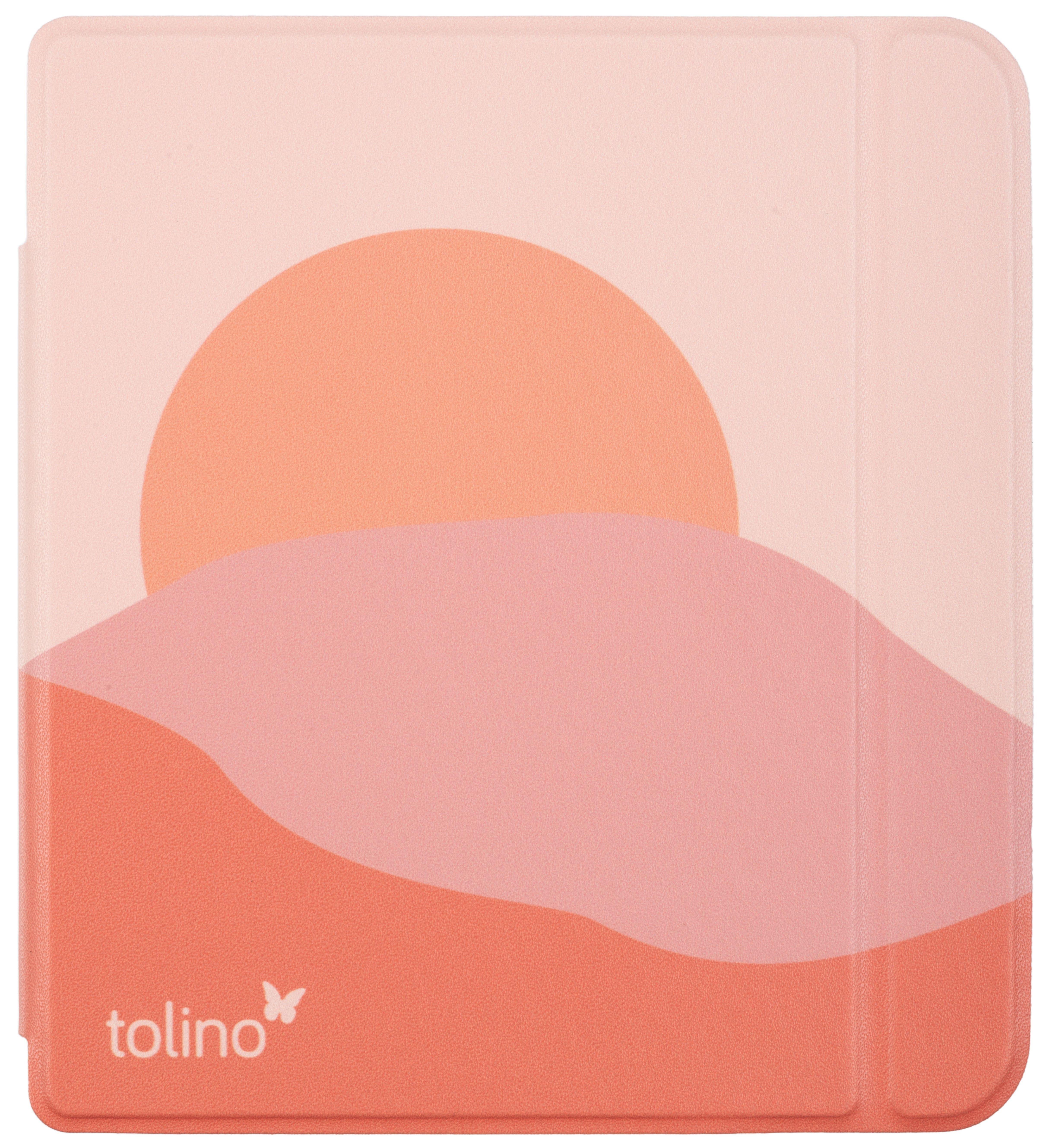 Vorderes Coverbild tolino vision color - Tasche Slim - Sunset