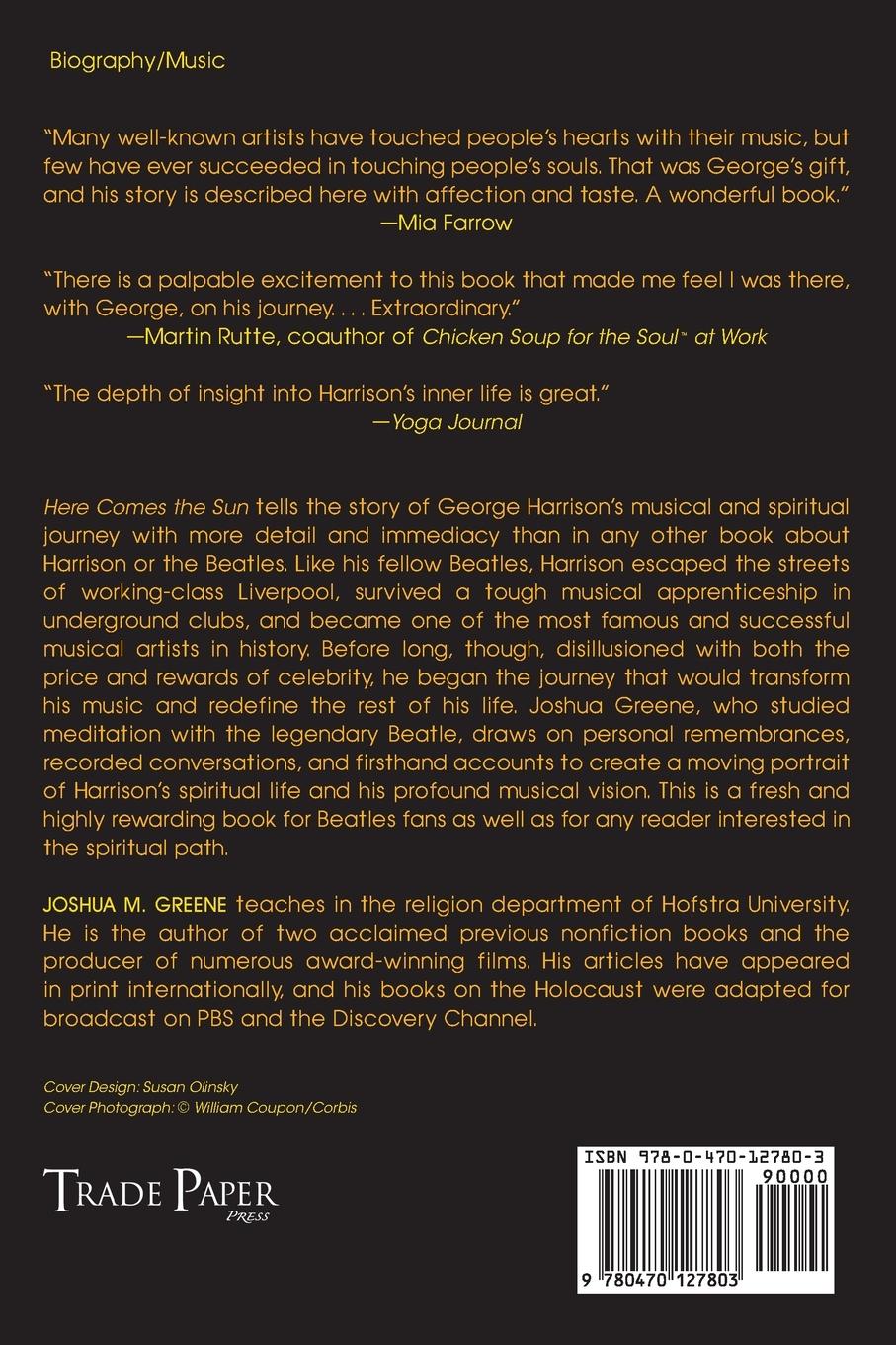 Rückseitencover Here Comes the Sun