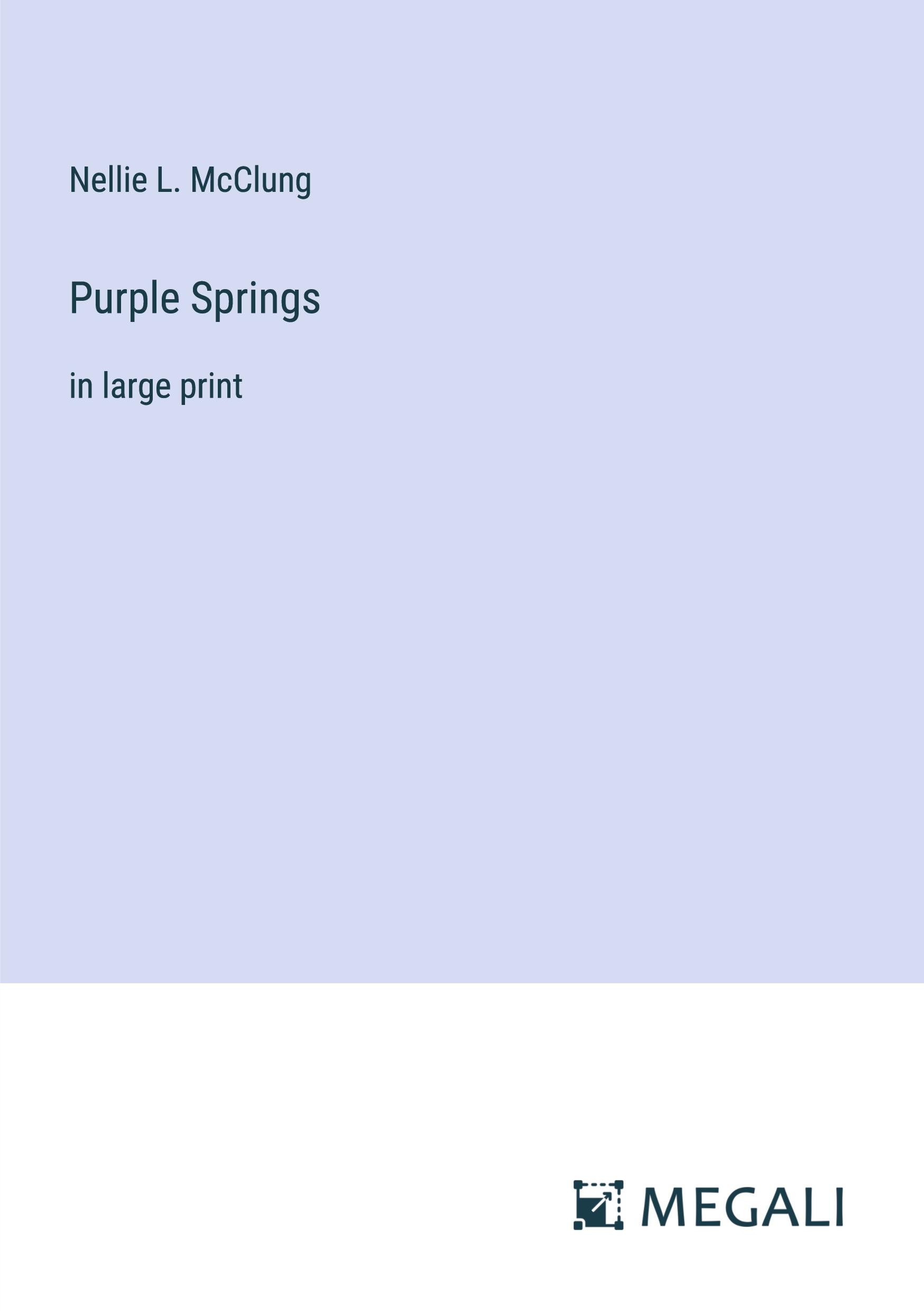 Vorderes Coverbild Purple Springs