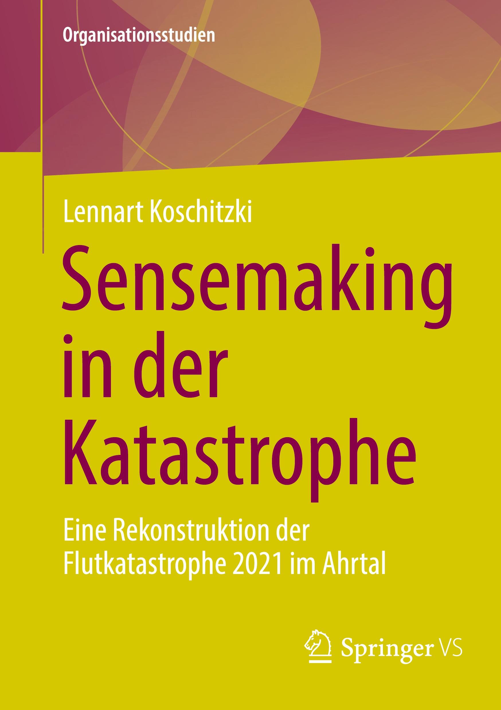 Vorderes Coverbild Sensemaking in der Katastrophe