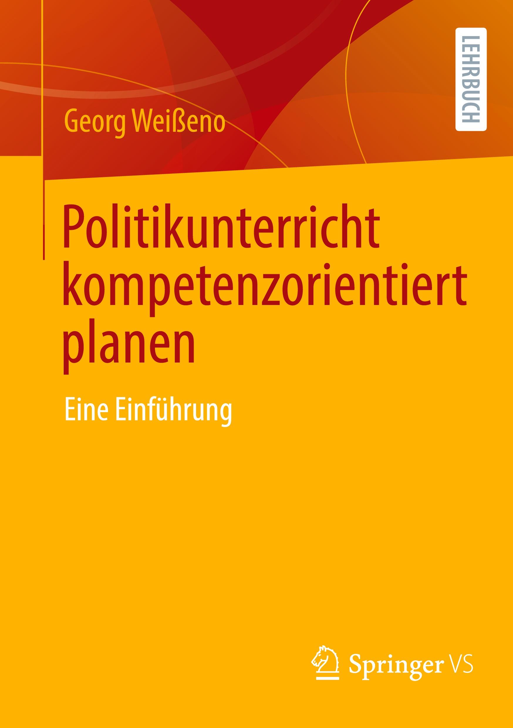 Vorderes Coverbild Politikunterricht kompetenzorientiert planen