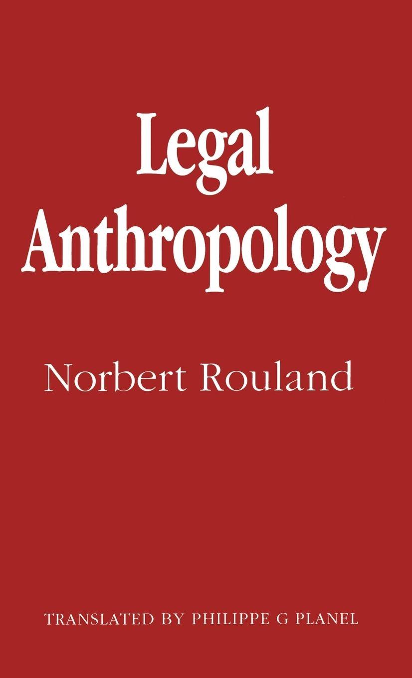 Vorderes Coverbild Legal Anthropology