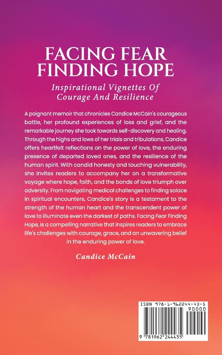 Rückseitencover FACING FEAR FINDING HOPE