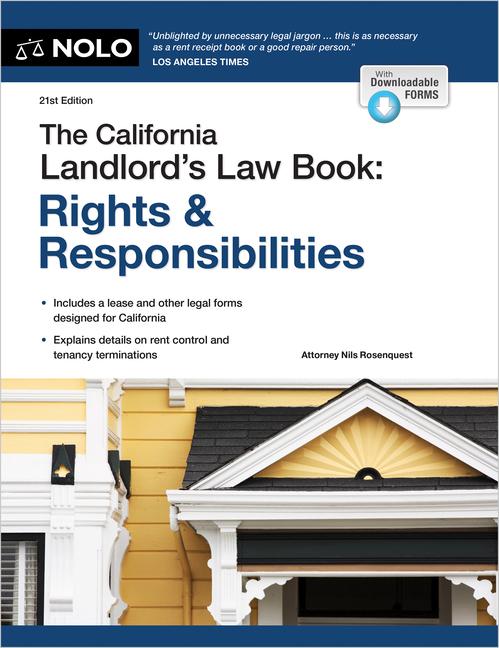 Vorderes Coverbild The California Landlord's Law Book