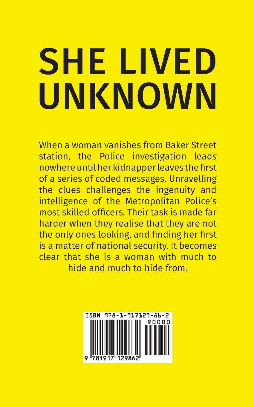 Rückseitencover She Lived Unknown