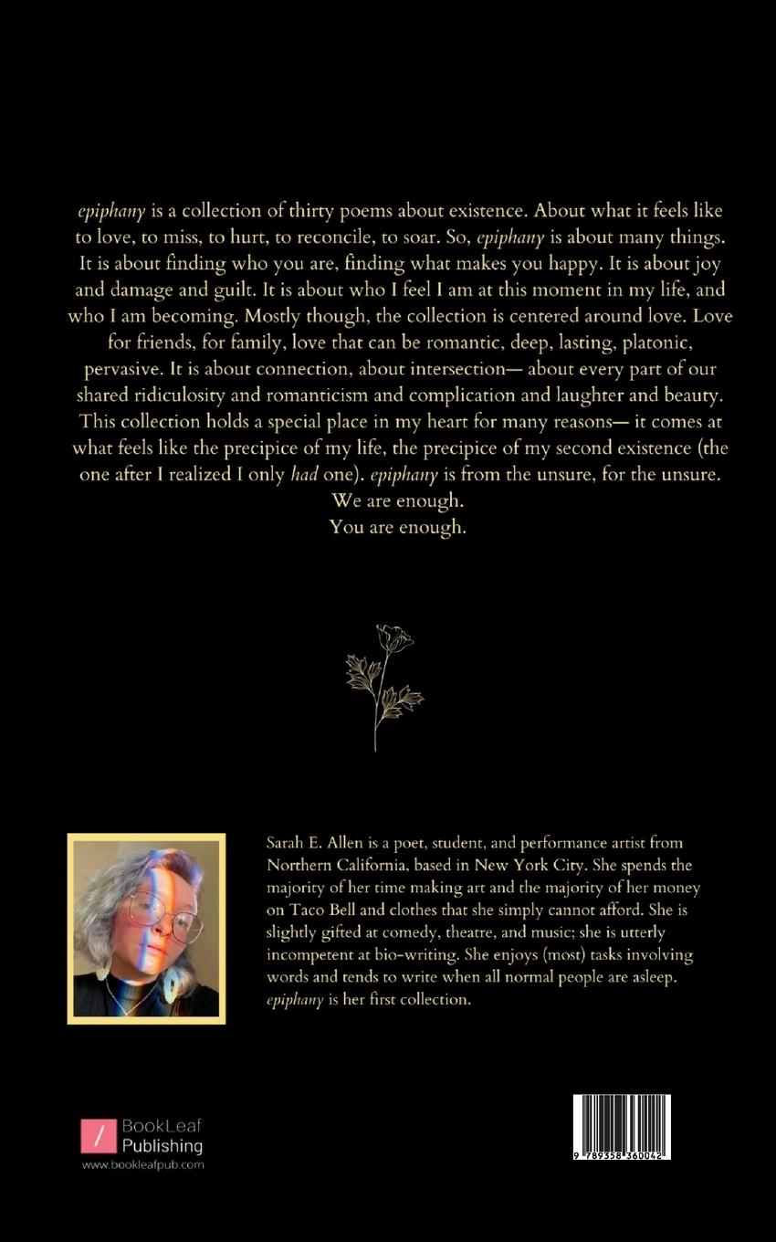 Rückseitencover EPIPHANY A COLLECTION