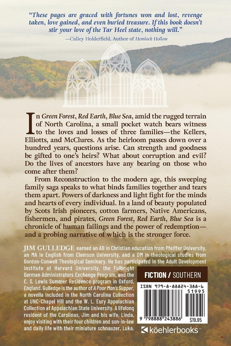 Rückseitencover Green Forest, Red Earth, Blue Sea