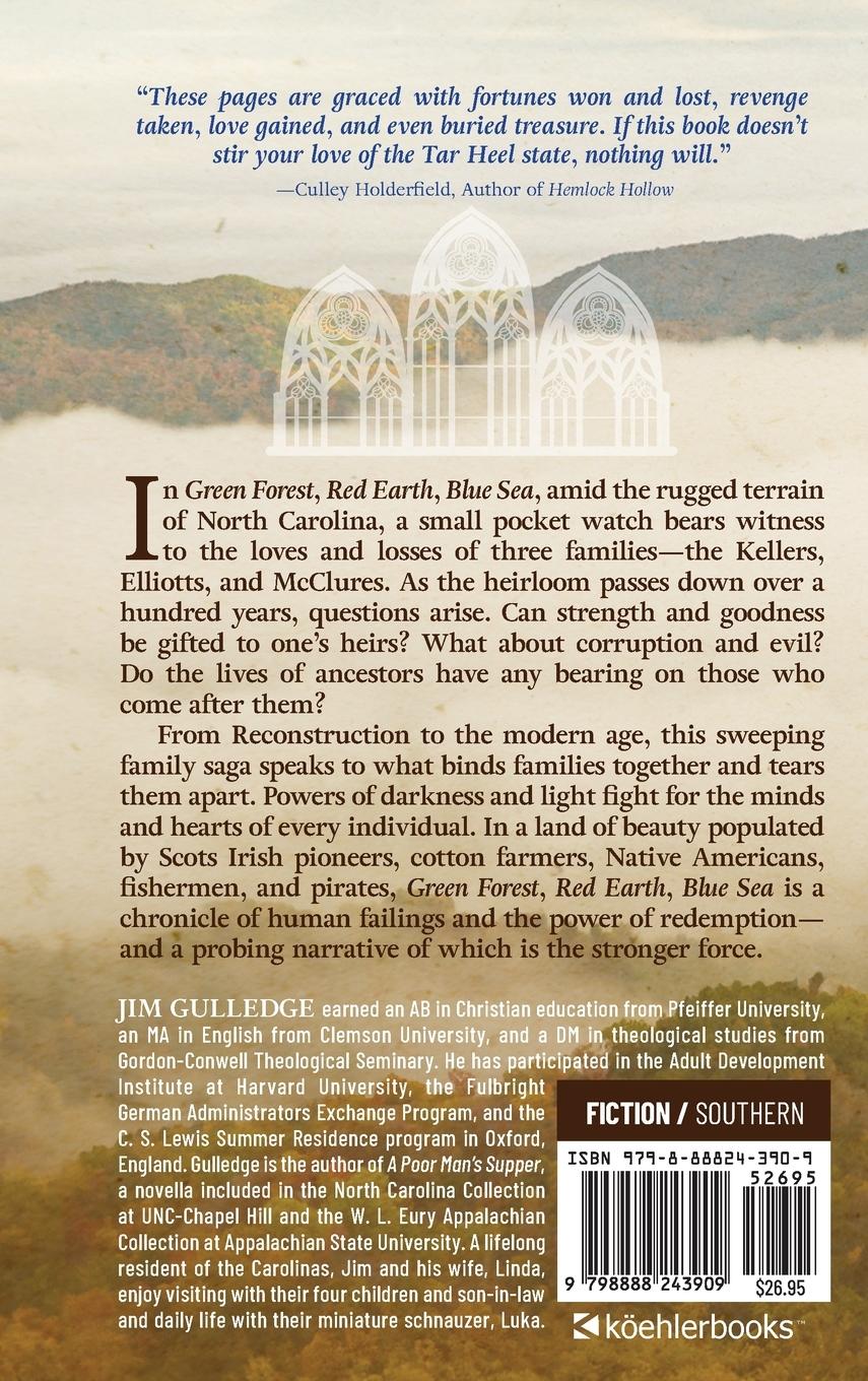 Rückseitencover Green Forest, Red Earth, Blue Sea