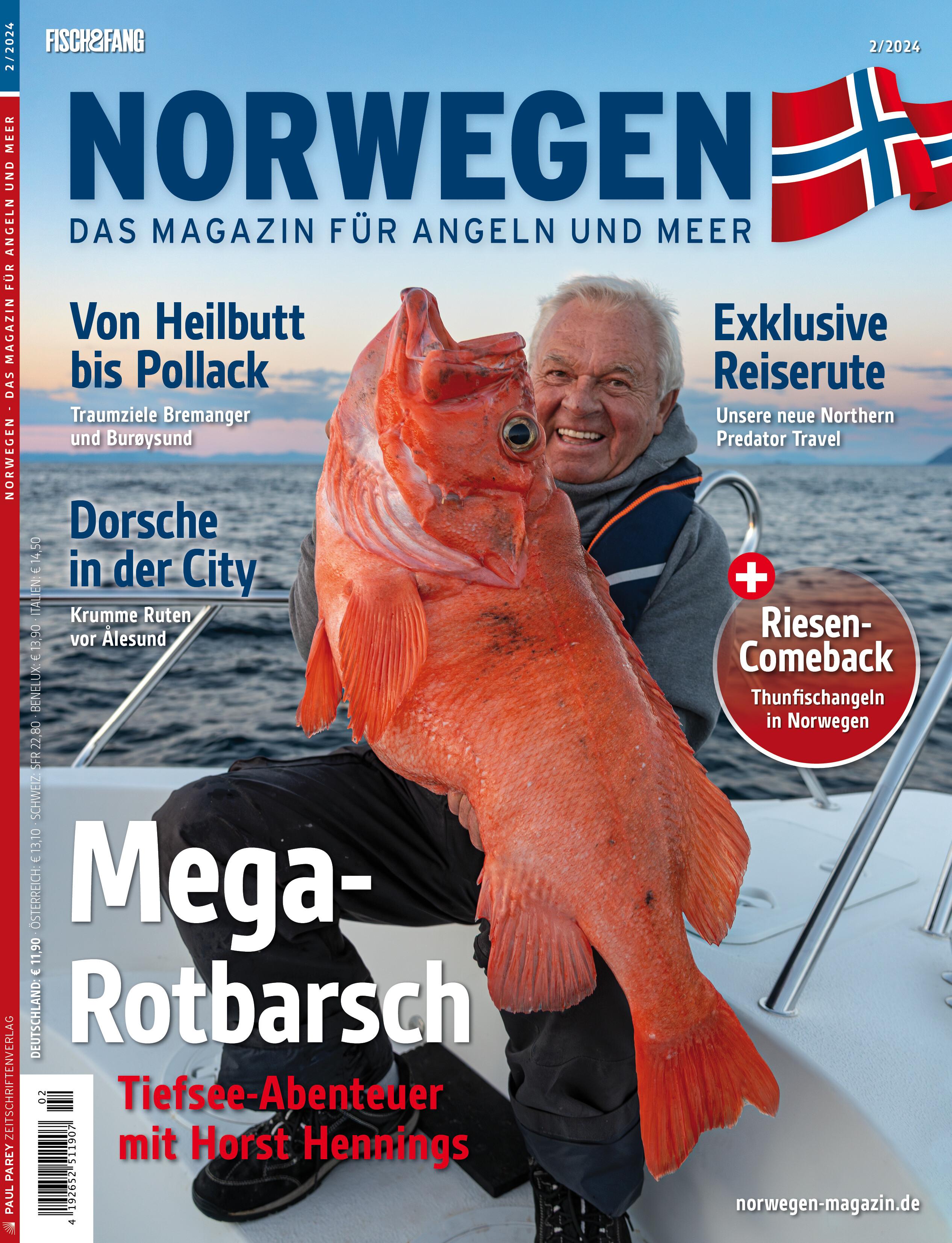 Vorderes Coverbild Norwegen-Magazin 2/2024 + DVD
