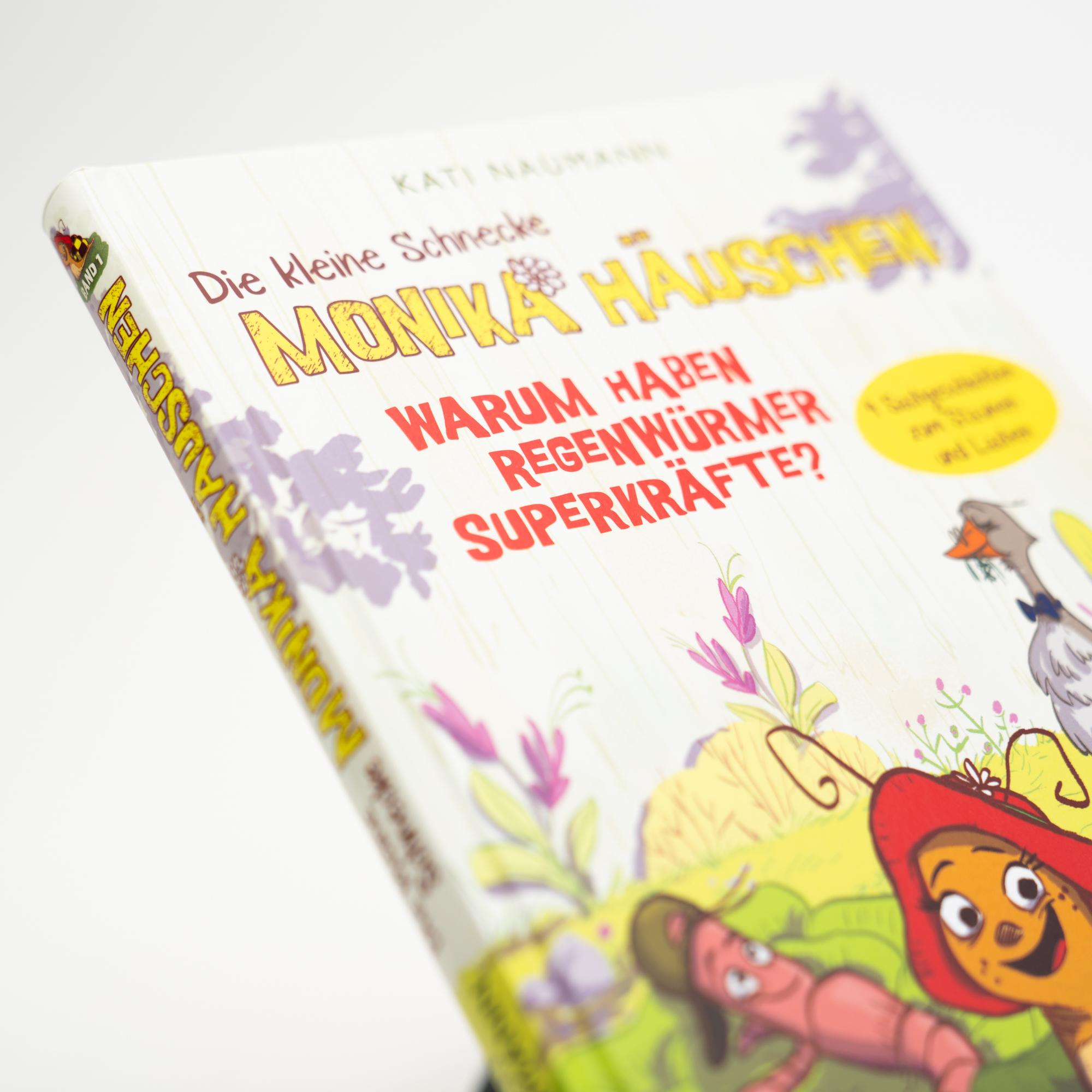 Beispielinhalt (Bild) Die kleine Schnecke Monika Häuschen 1: Warum haben Regenwürmer Superkräfte?