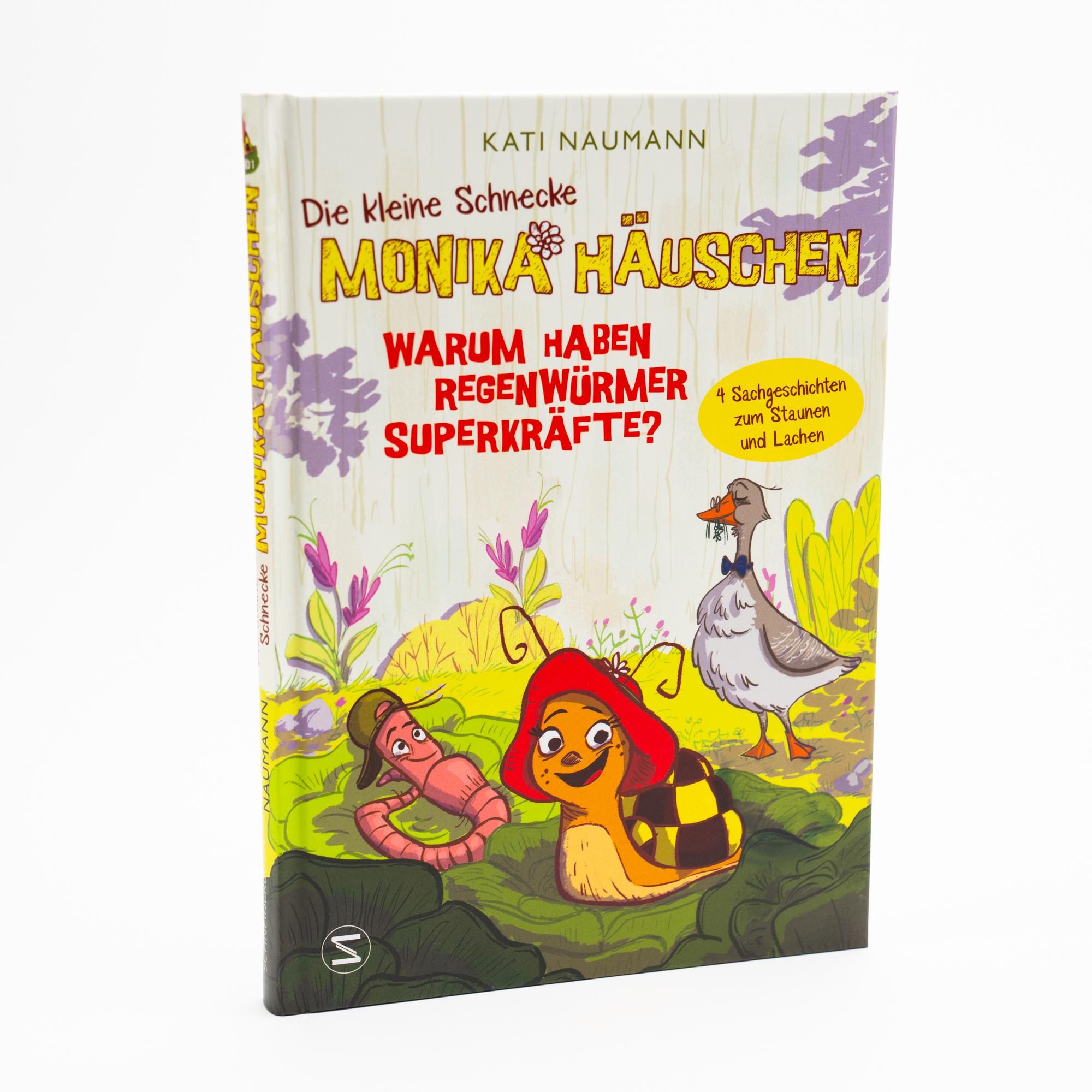 Beispielinhalt (Bild) Die kleine Schnecke Monika Häuschen 1: Warum haben Regenwürmer Superkräfte?