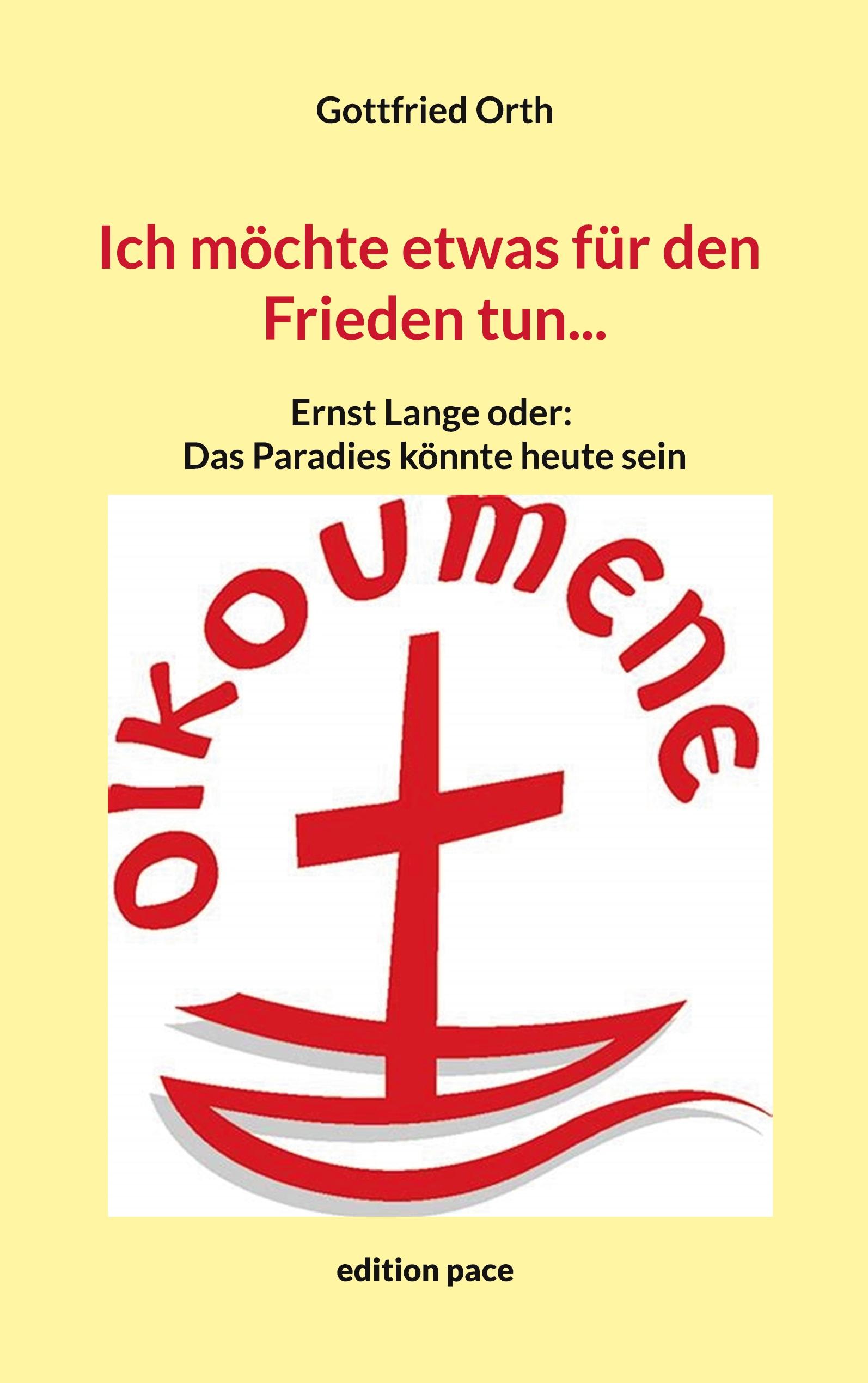 Vorderes Coverbild Ich möchte etwas für den Frieden tun...