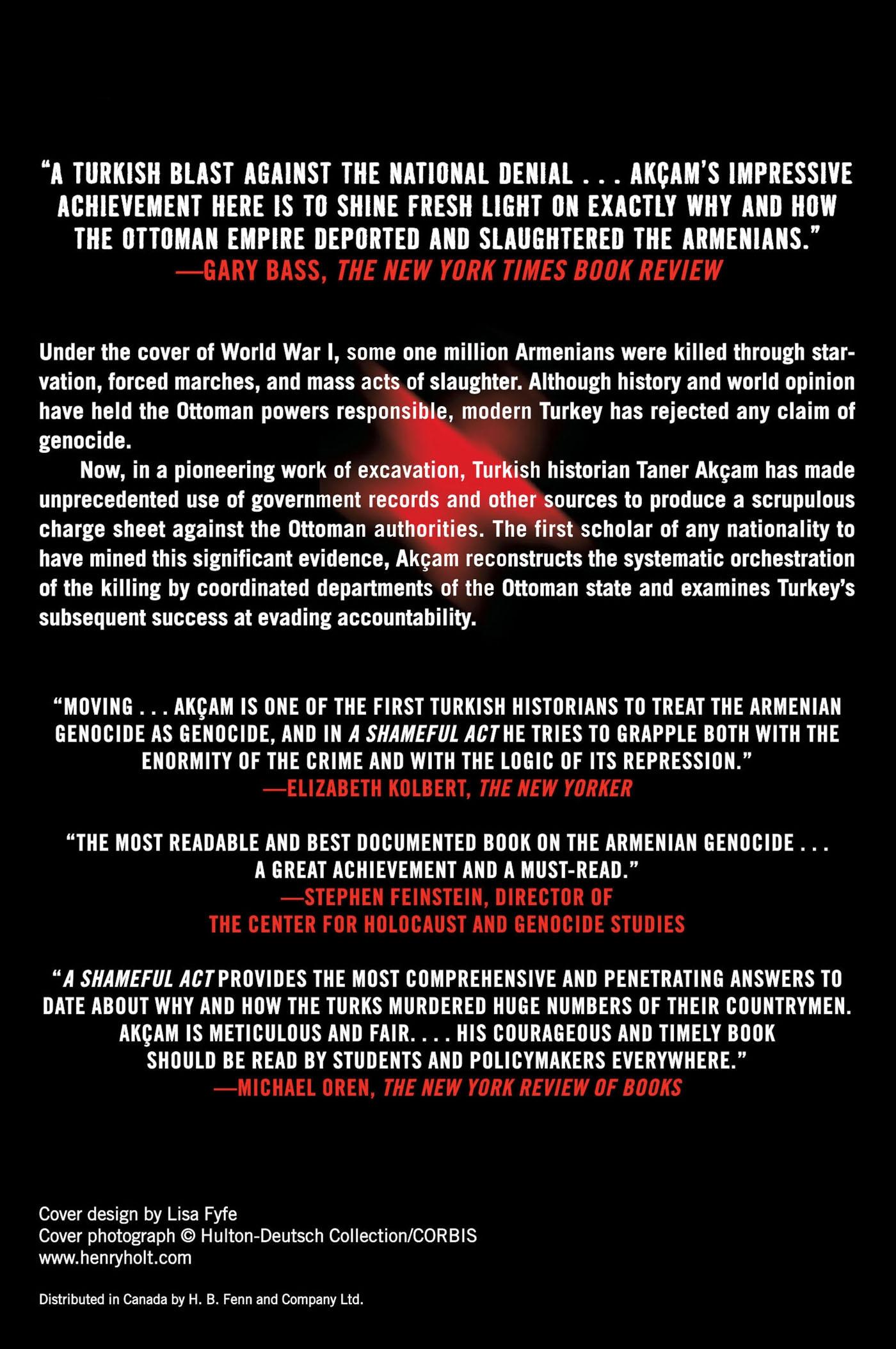 Rückseitencover A Shameful Act