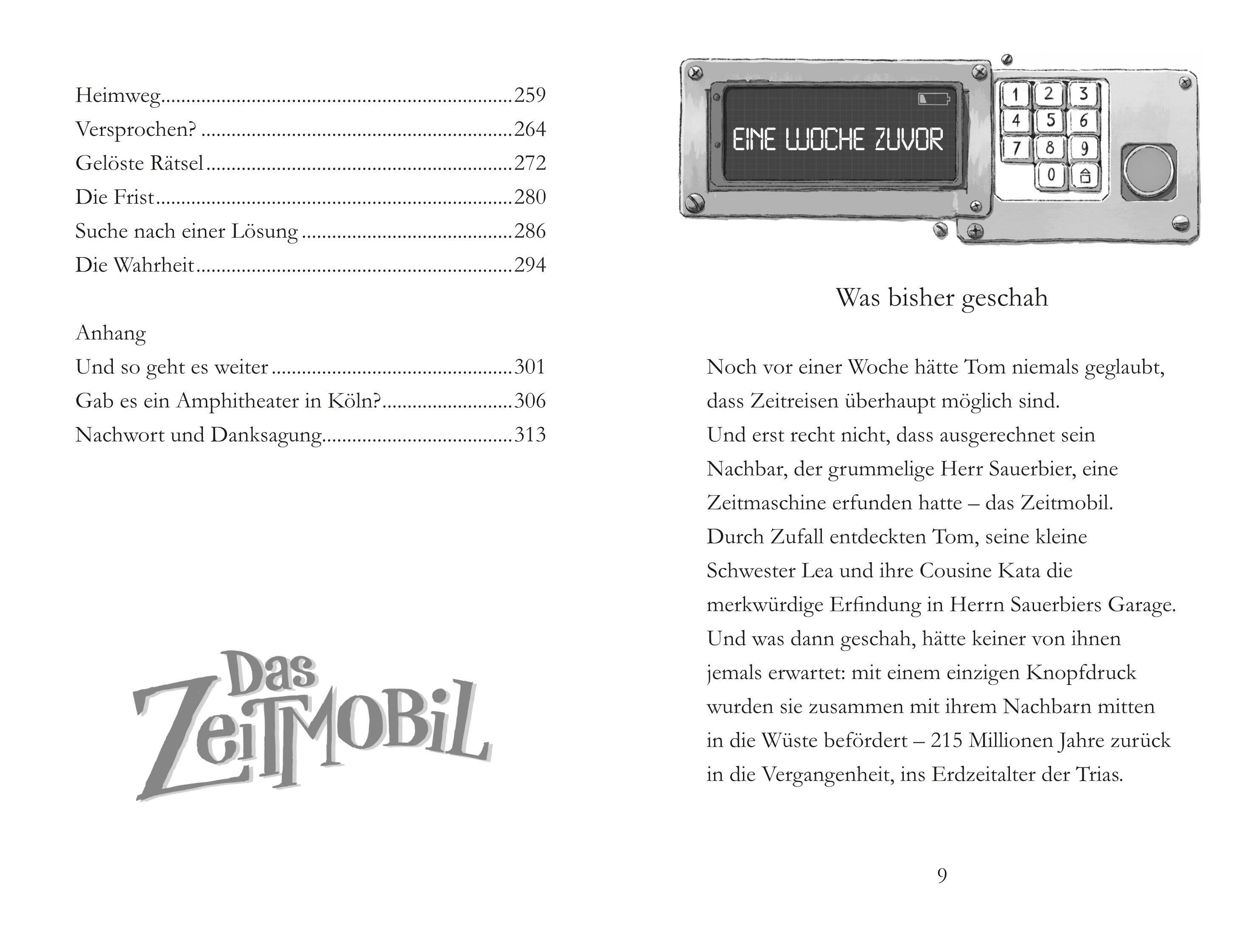 Beispielinhalt (Bild) Das Zeitmobil