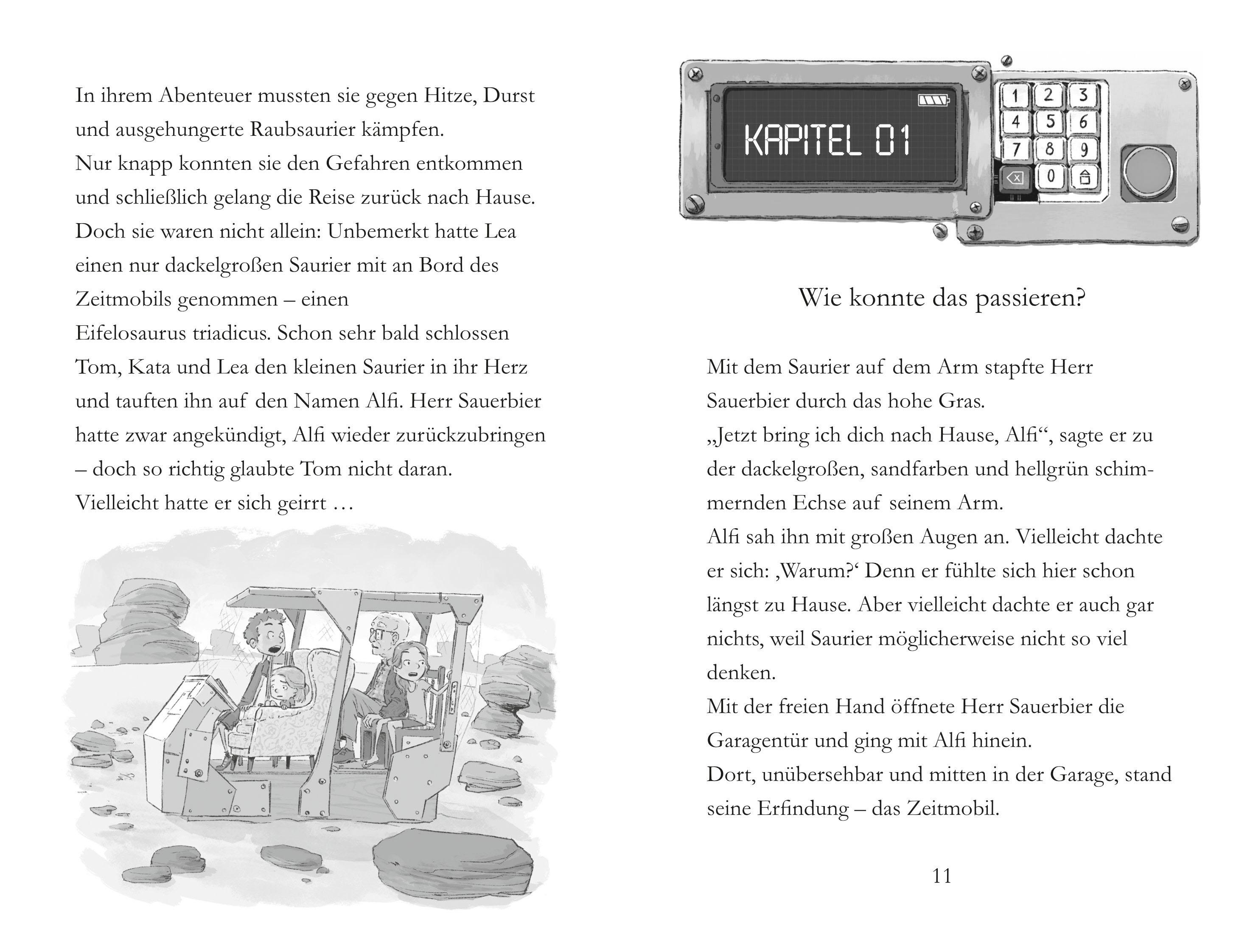 Beispielinhalt (Bild) Das Zeitmobil