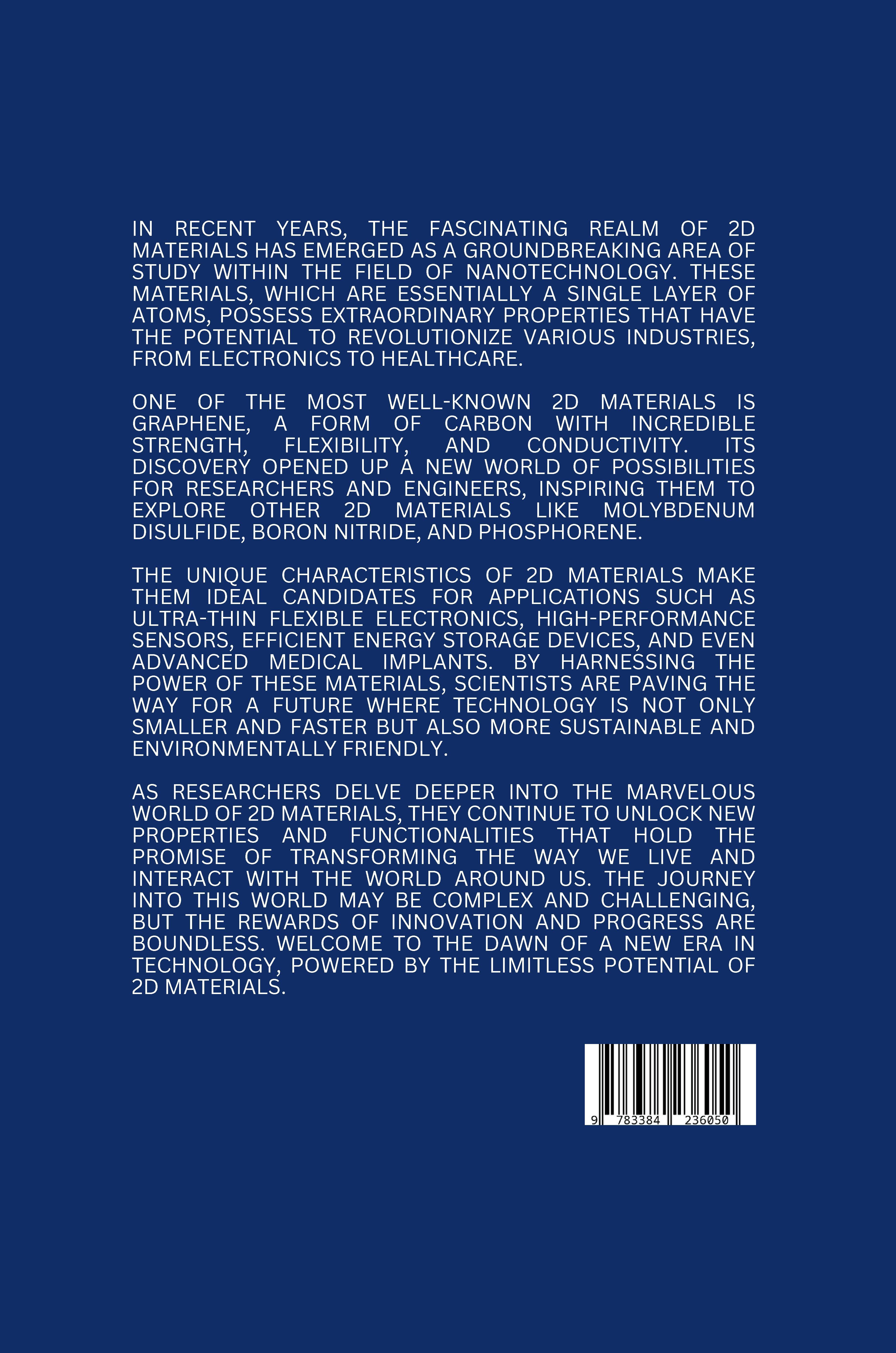 Rückseitencover The Marvelous World of 2D Materials: Unlocking a New Era in Technology