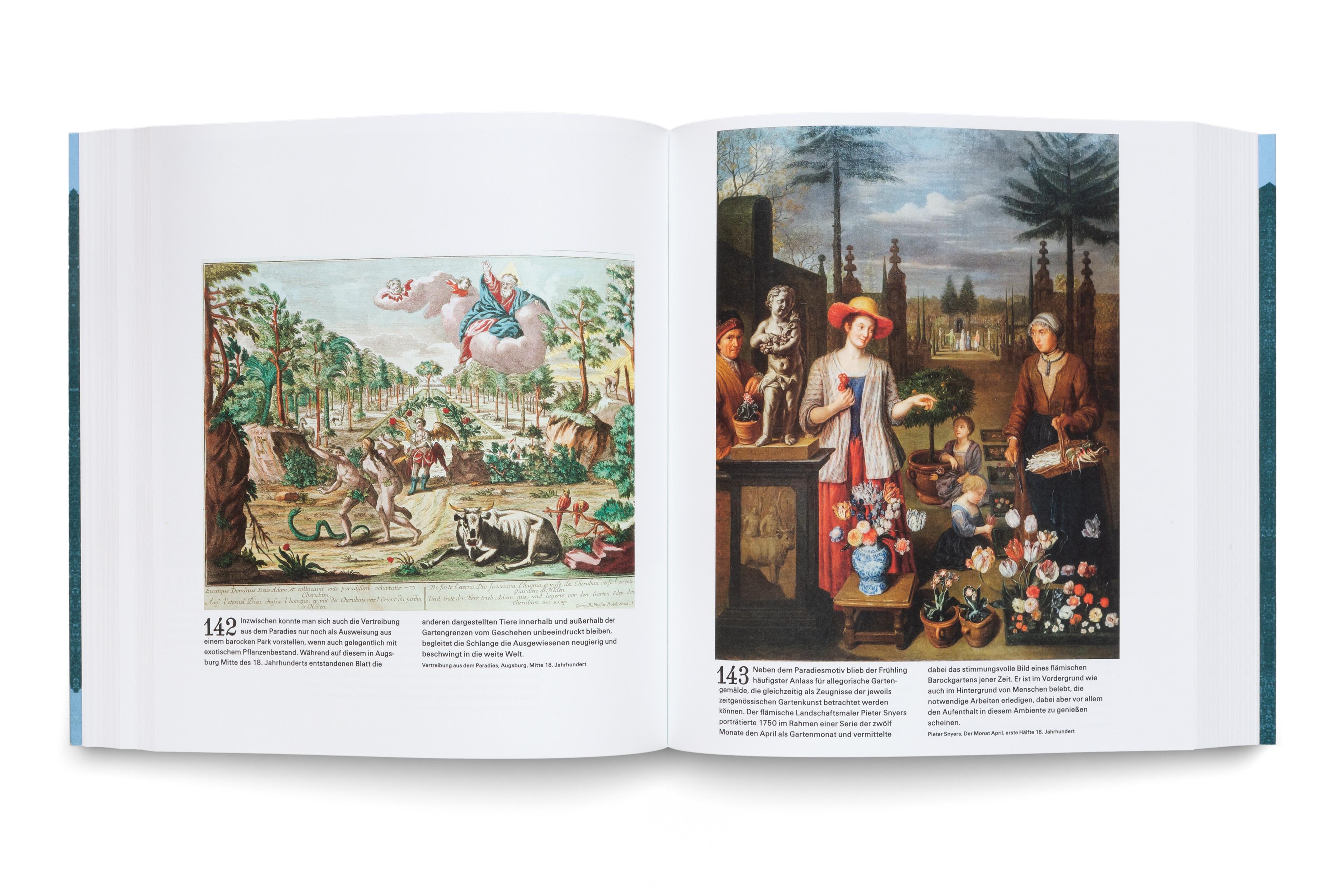 Beispielinhalt (Bild) Der Garten. Seine Geschichte in 333 Bildern