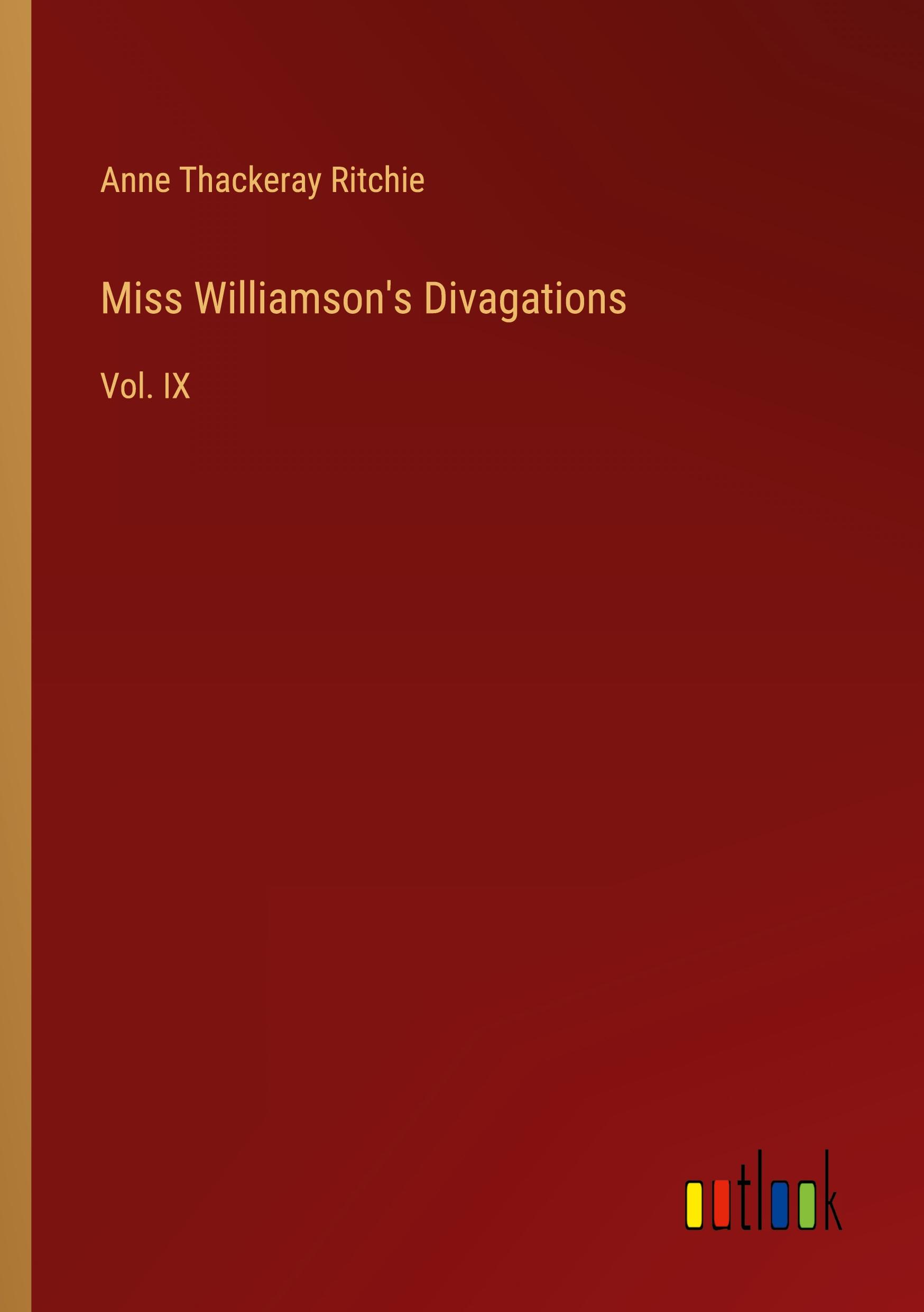 Vorderes Coverbild Miss Williamson's Divagations