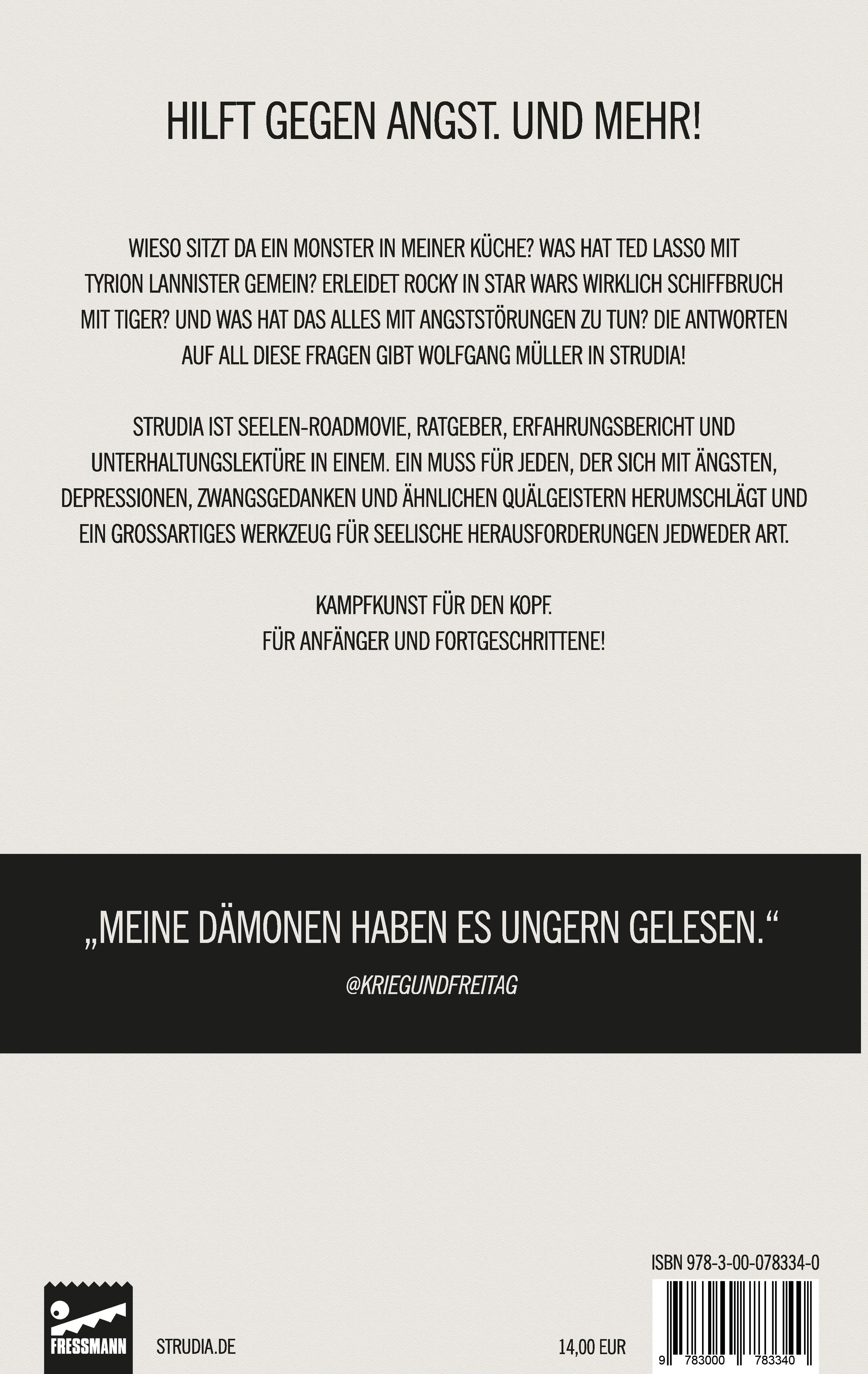 Rückseitencover STRUDIA