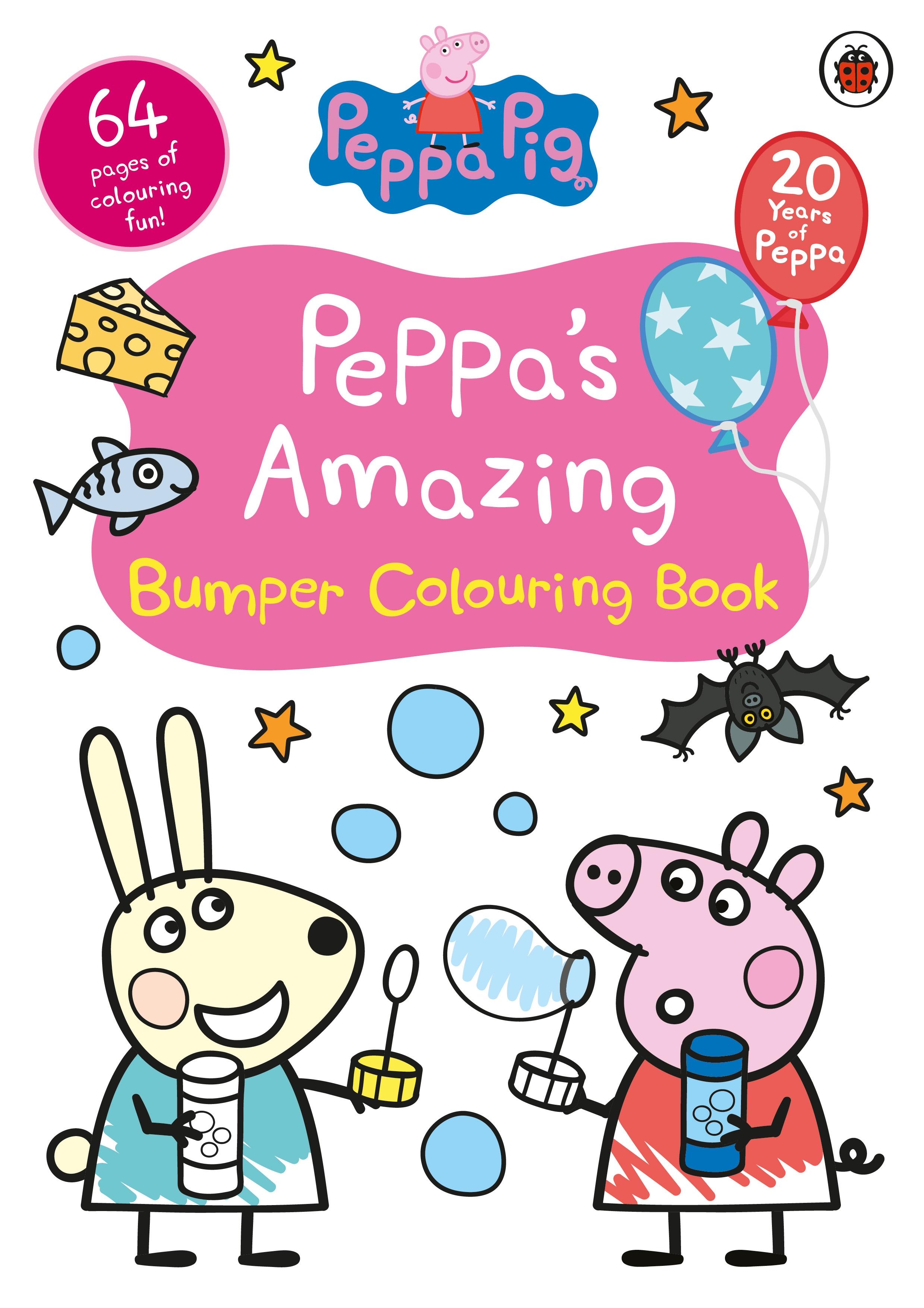 Vorderes Coverbild Peppa Pig: Peppa's Amazing Bumper Colouring Book