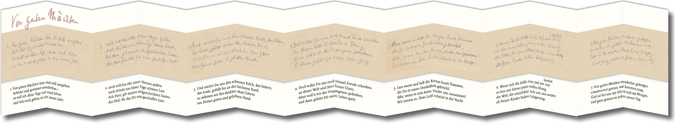 Beispielinhalt (Bild) Von guten Mächten