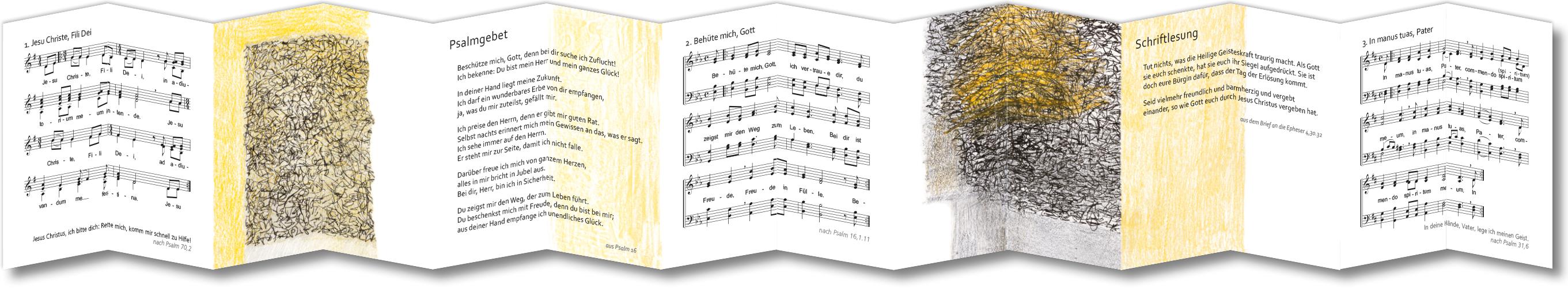 Beispielinhalt (Bild) Ein kleines Gebet für den Abend