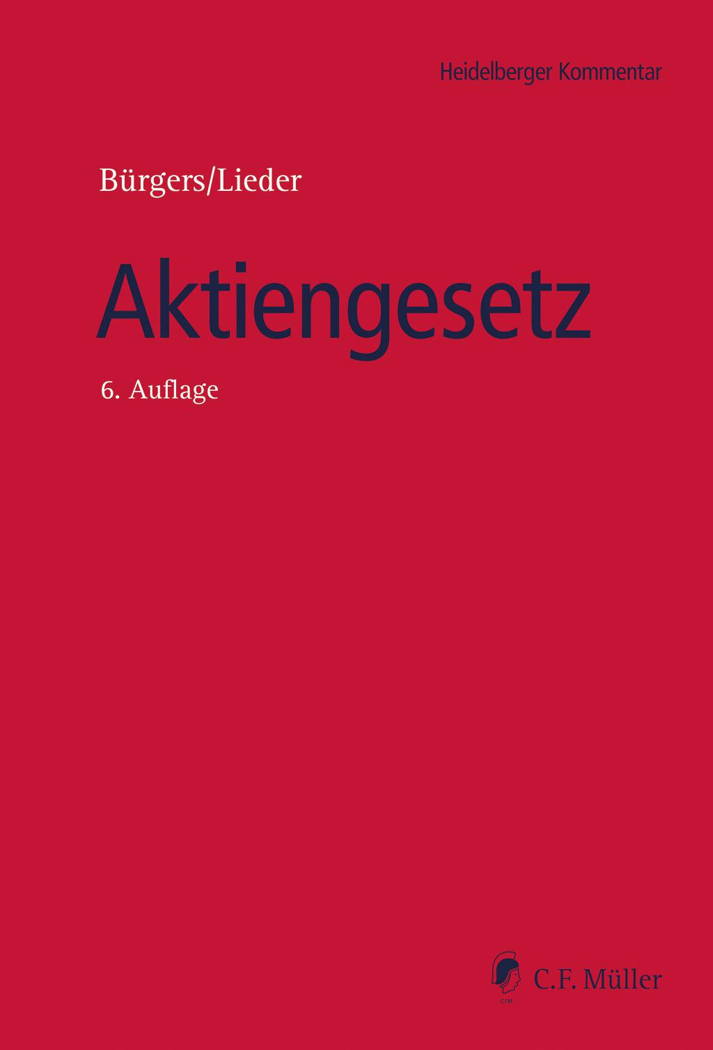 Vorderes Coverbild Aktiengesetz