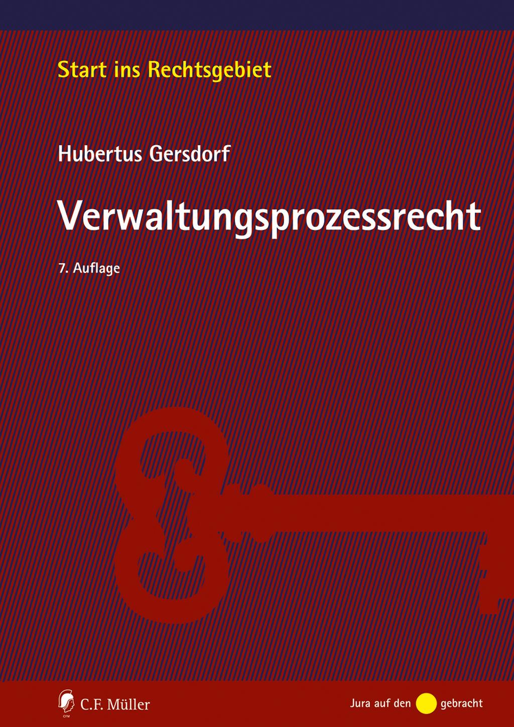 Vorderes Coverbild Verwaltungsprozessrecht