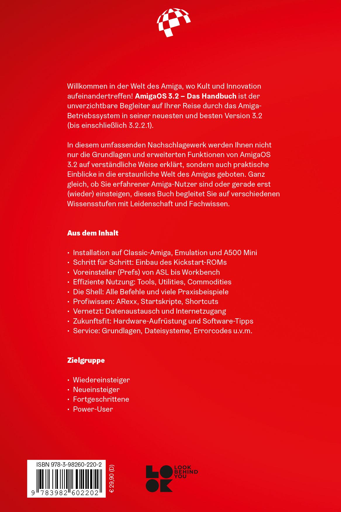 Rückseitencover AmigaOS 3.2