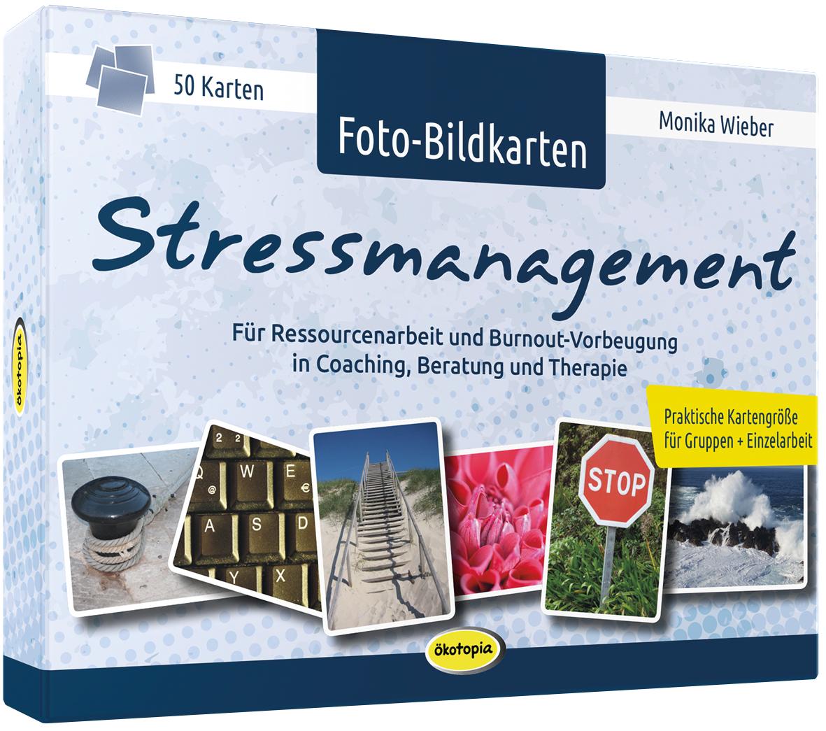 Vorderes Coverbild Foto-Bildkarten Stressmanagement
