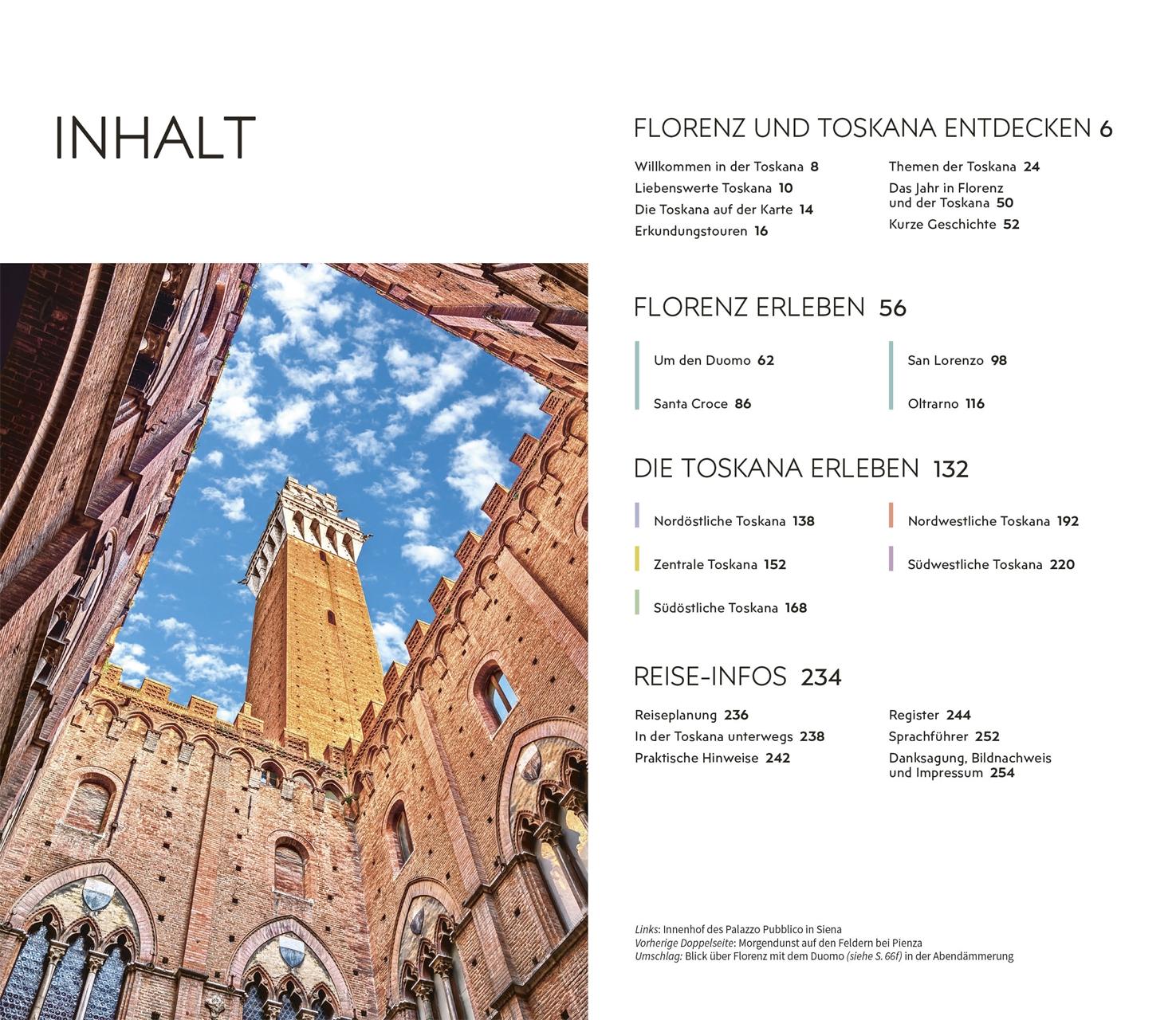 Beispielinhalt (Bild) Vis-à-Vis Reiseführer Florenz & Toskana