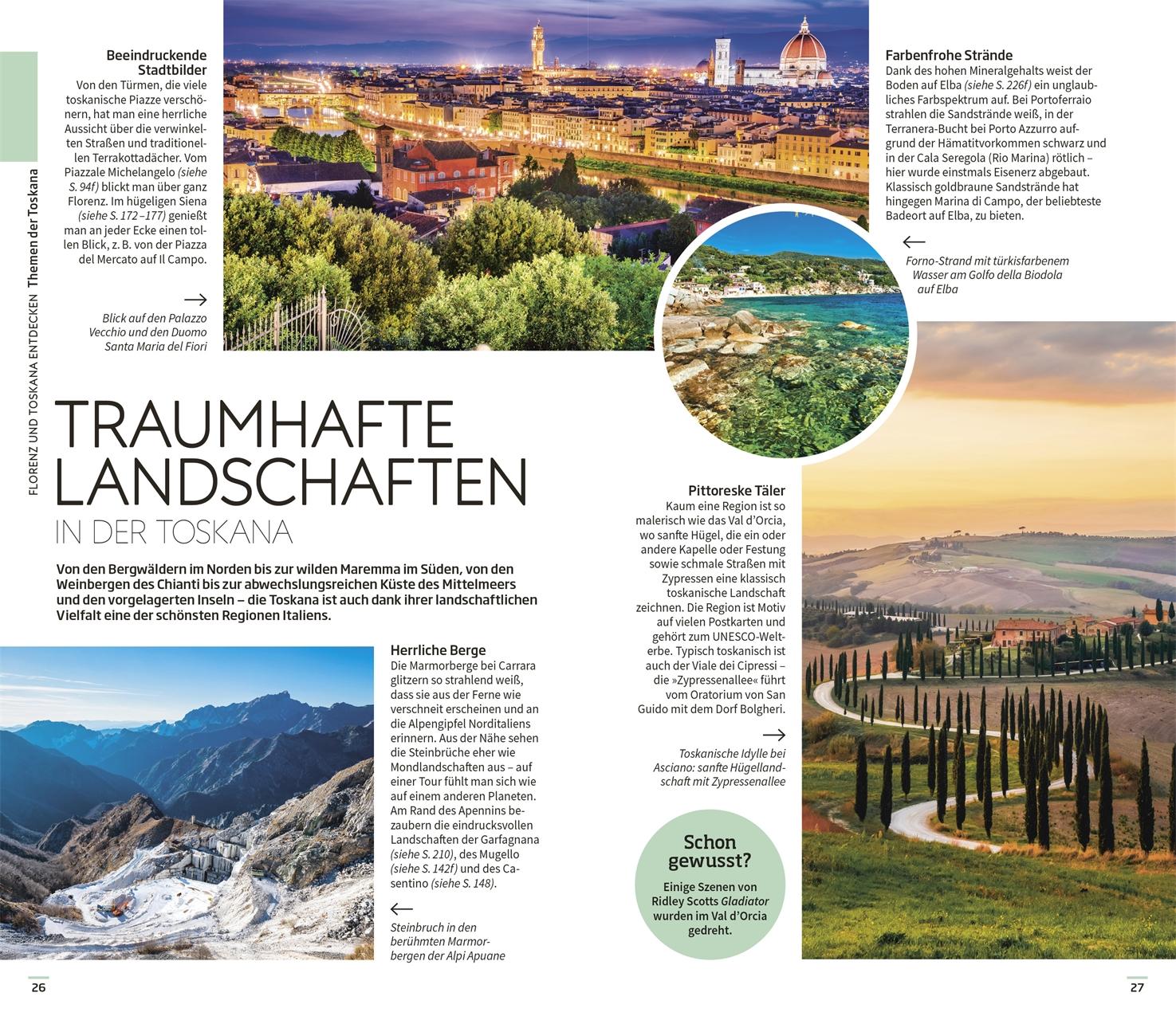 Beispielinhalt (Bild) Vis-à-Vis Reiseführer Florenz & Toskana