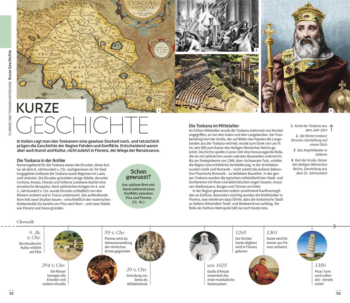 Beispielinhalt (Bild) Vis-à-Vis Reiseführer Florenz & Toskana
