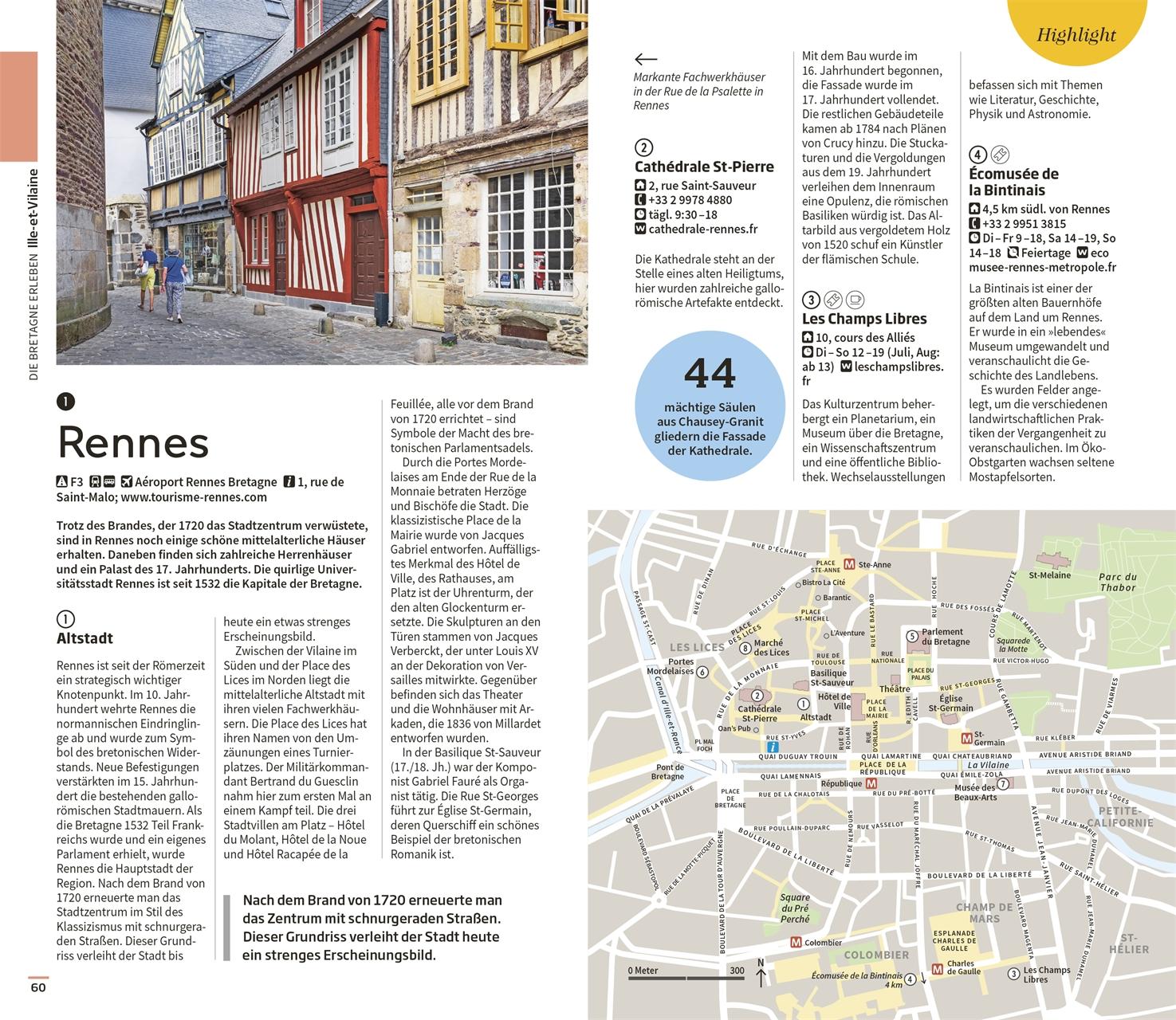 Beispielinhalt (Bild) Vis-à-Vis Reiseführer Bretagne