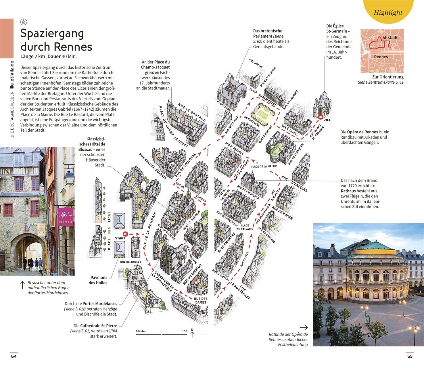 Beispielinhalt (Bild) Vis-à-Vis Reiseführer Bretagne