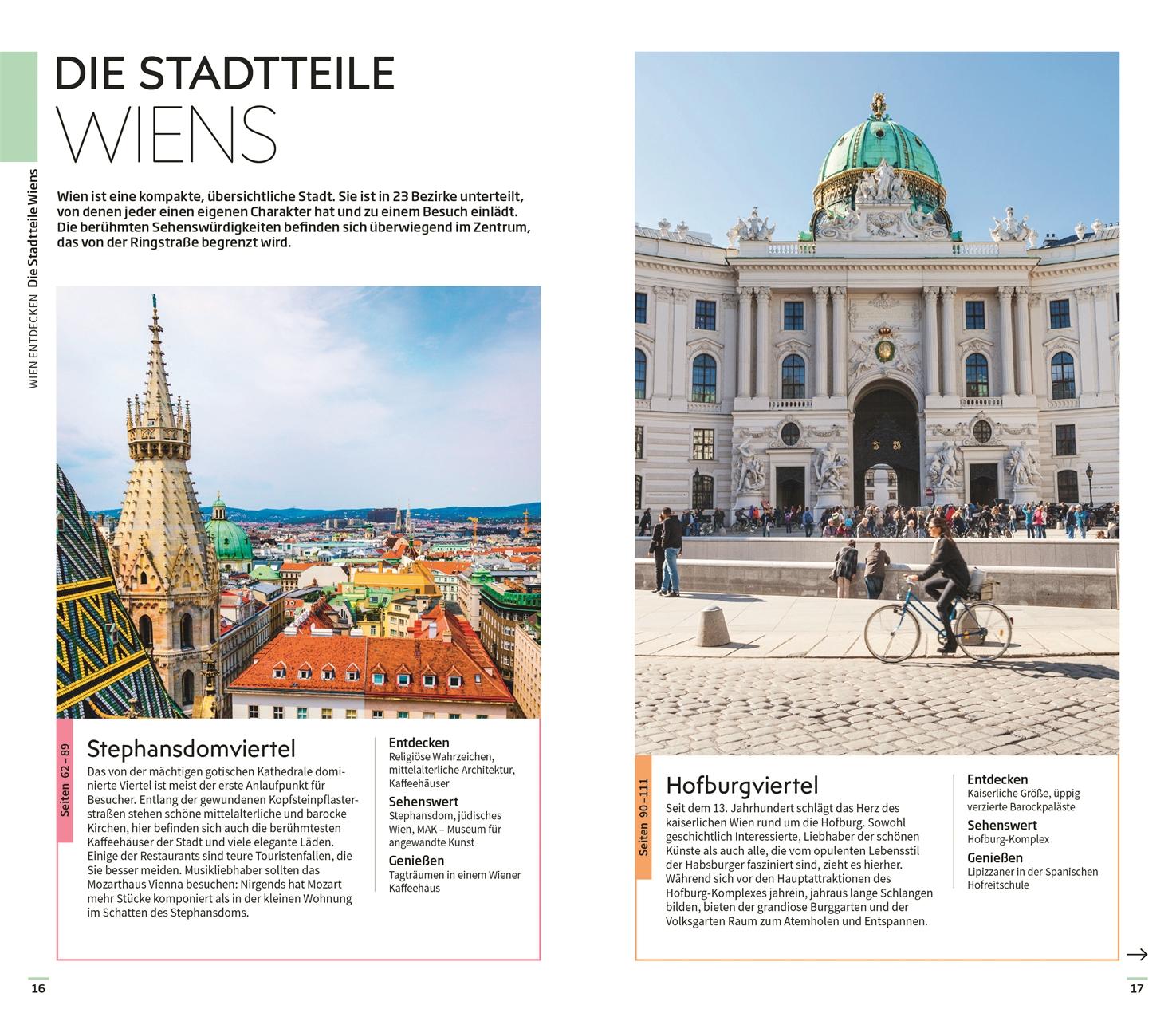 Beispielinhalt (Bild) Vis-à-Vis Reiseführer Wien