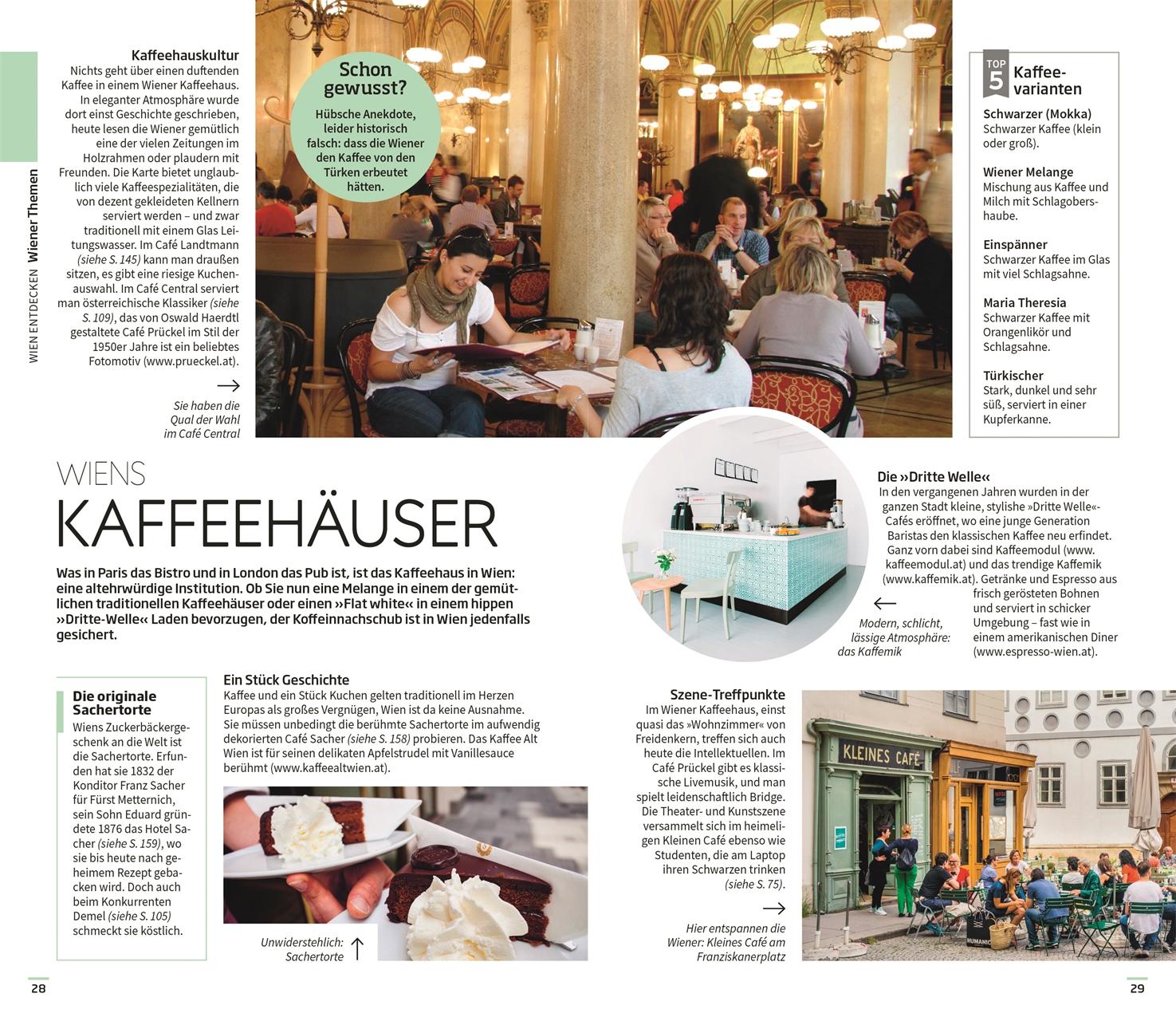 Beispielinhalt (Bild) Vis-à-Vis Reiseführer Wien