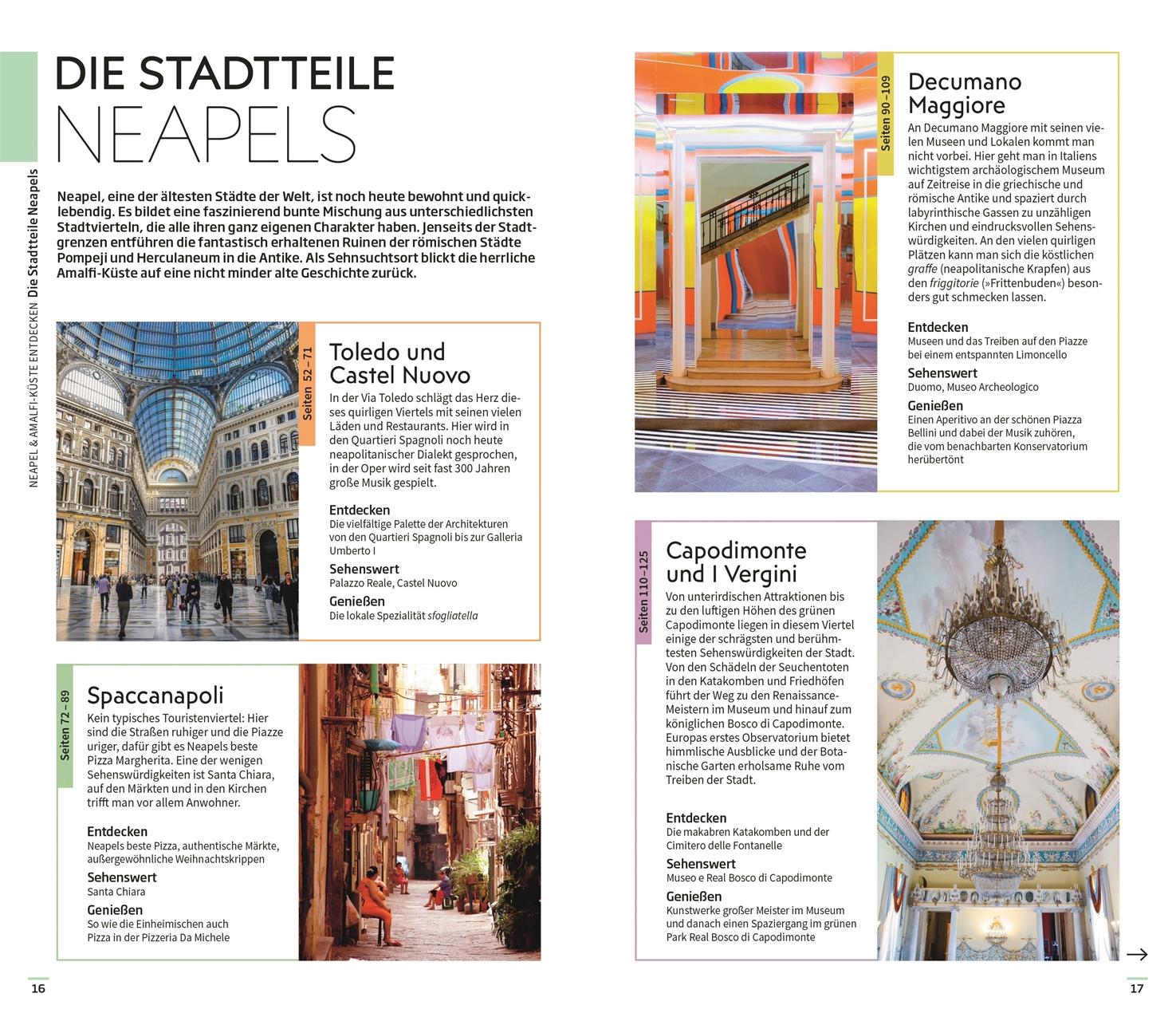 Beispielinhalt (Bild) Vis-à-Vis Reiseführer Neapel, Pompeji & Amalfi-Küste