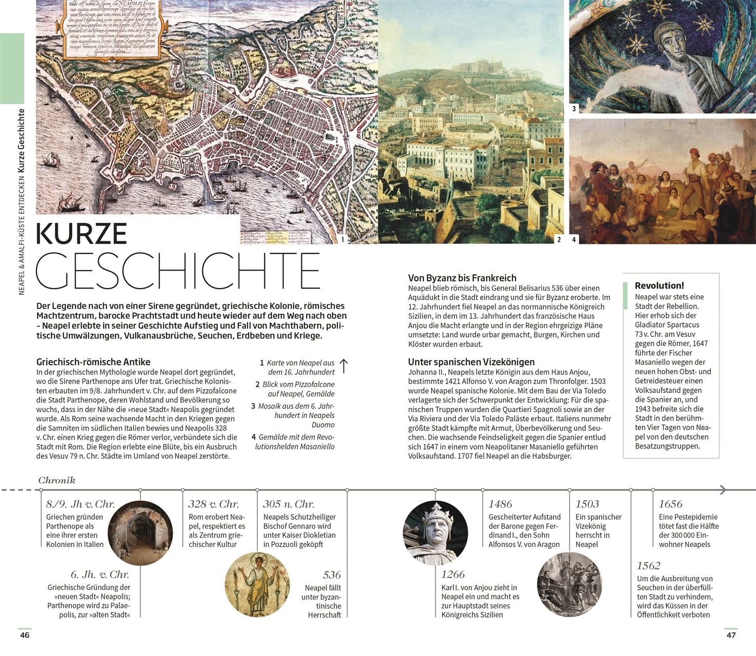 Beispielinhalt (Bild) Vis-à-Vis Reiseführer Neapel, Pompeji & Amalfi-Küste